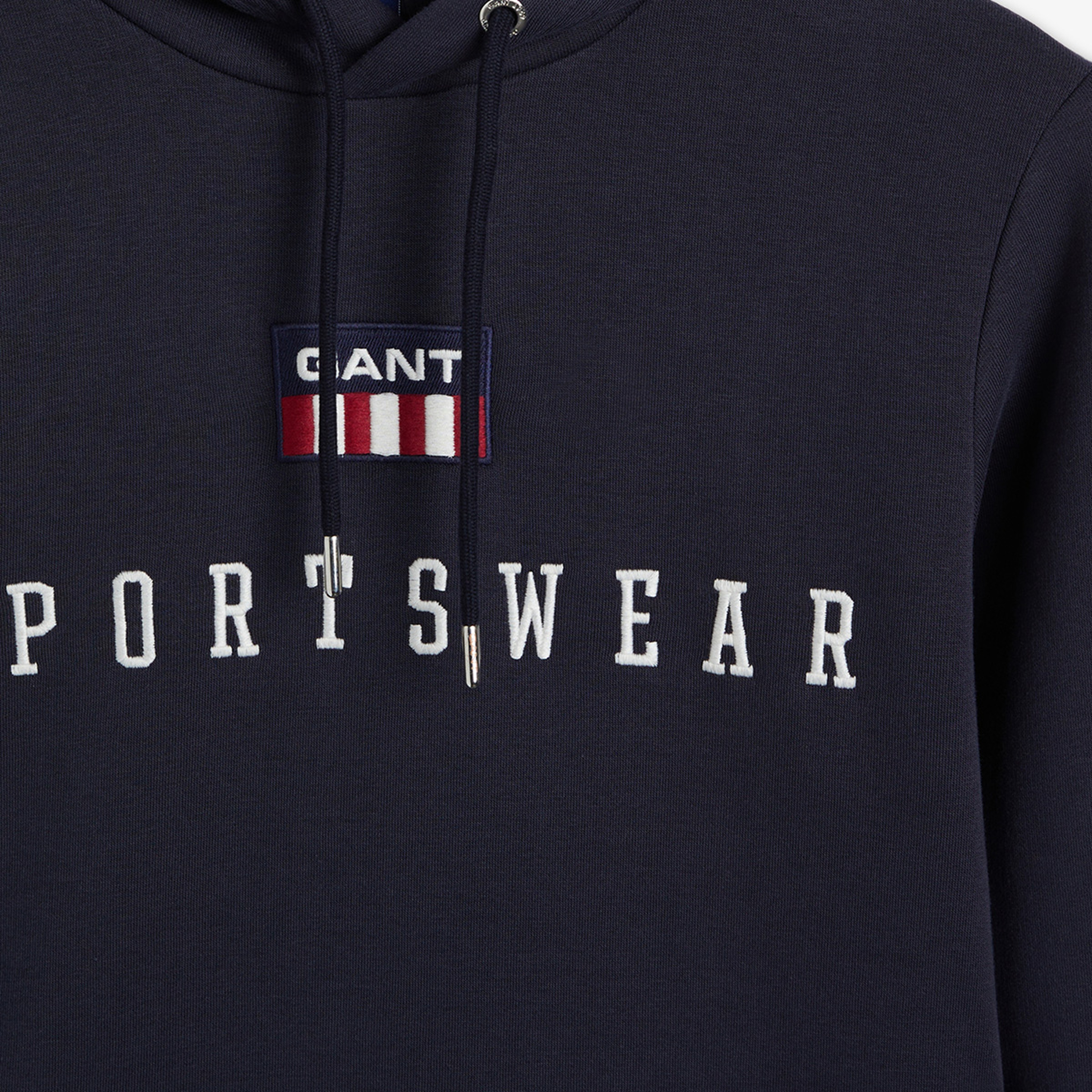 Gant Erkek Lacivert Regular Fit Kapüşonlu Sweatshirt