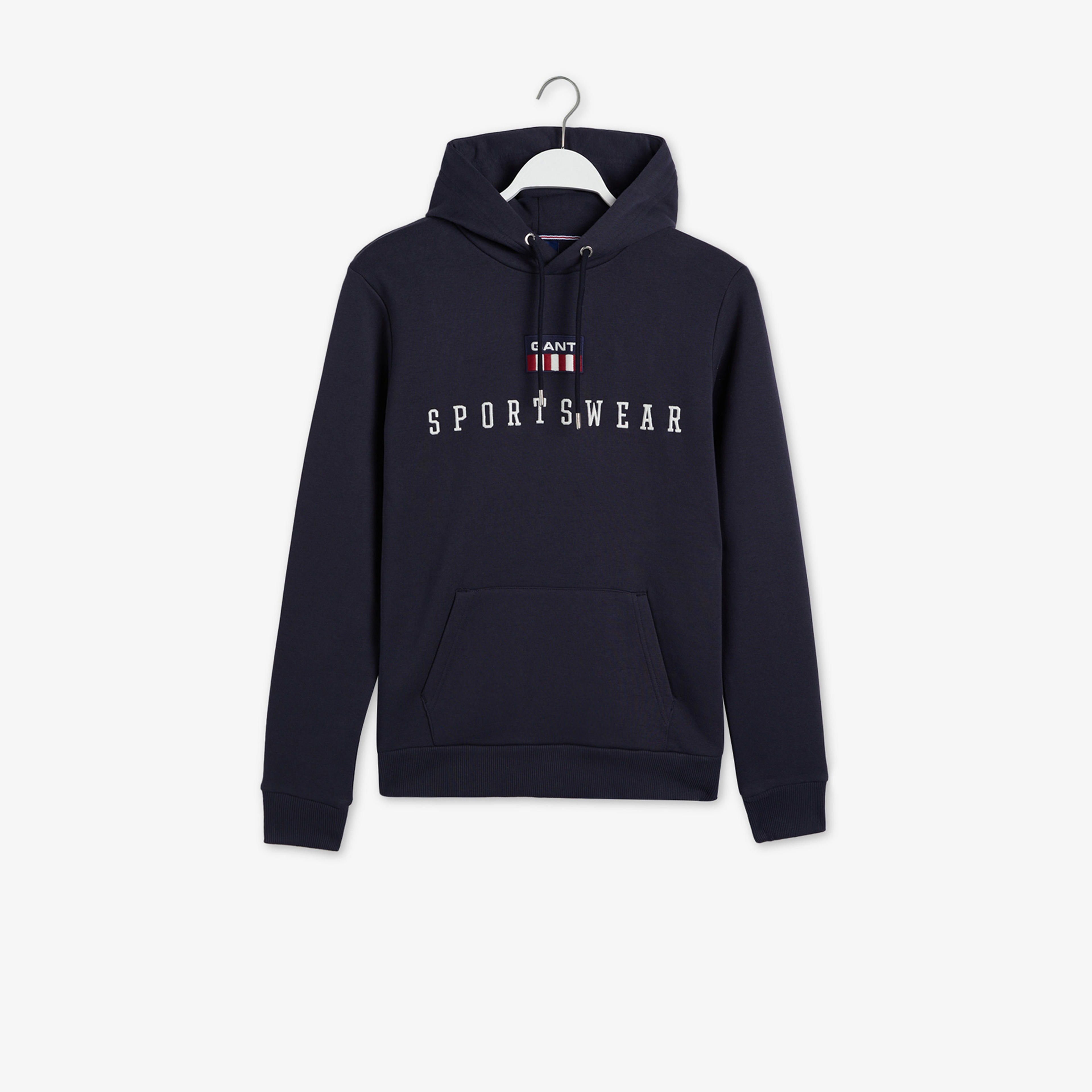 Gant Erkek Lacivert Regular Fit Kapüşonlu Sweatshirt