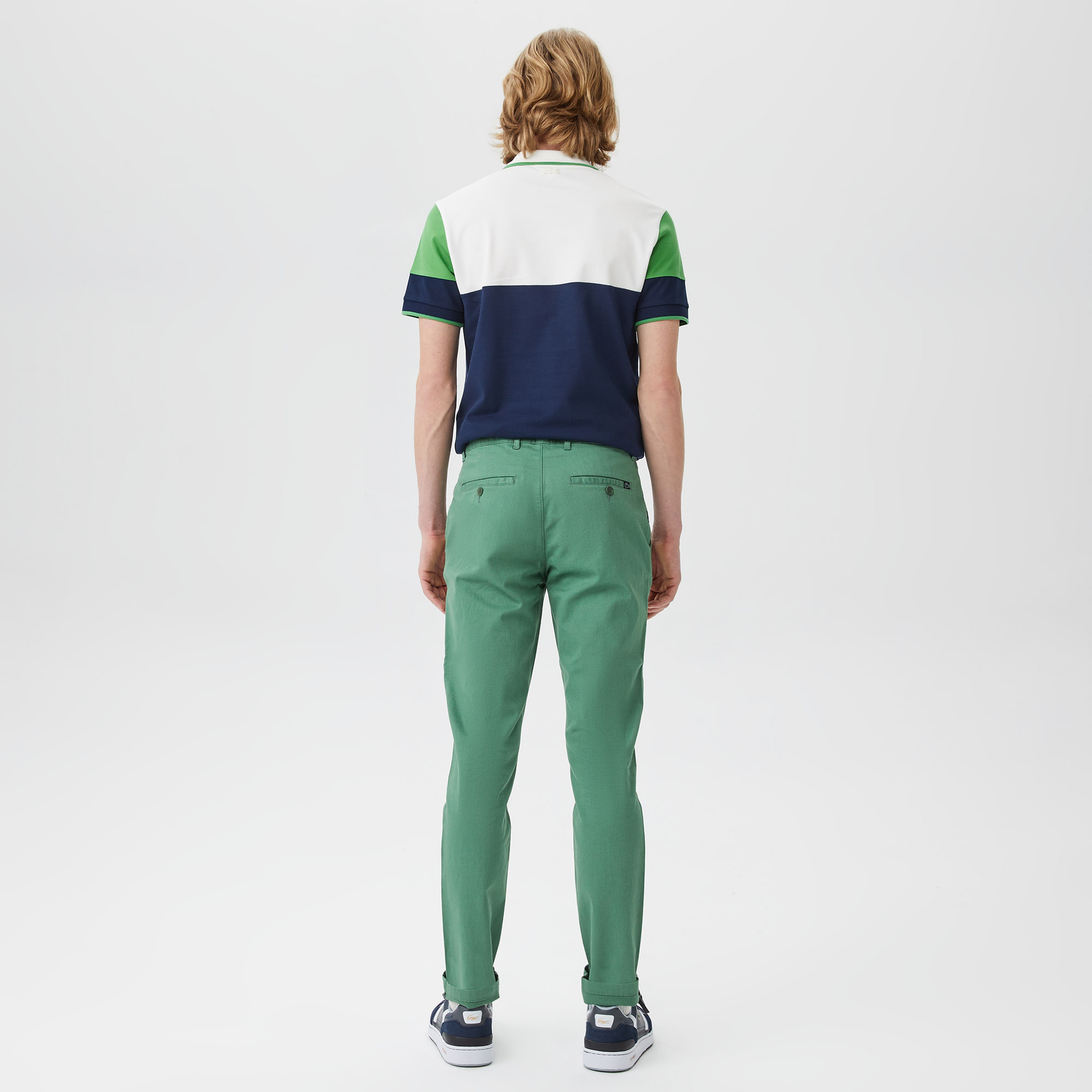 Erkek Slim Fit Yeşil Pantolon