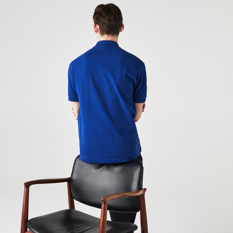 L.12.12 Erkek Classic Fit Koyu Mavi Polo