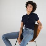 L.12.D Kadın Slim Fit Lacivert Polo