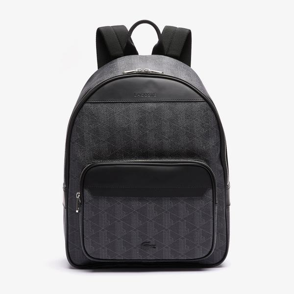 The Blend Erkek Monogram Siyah Sırt Çantası