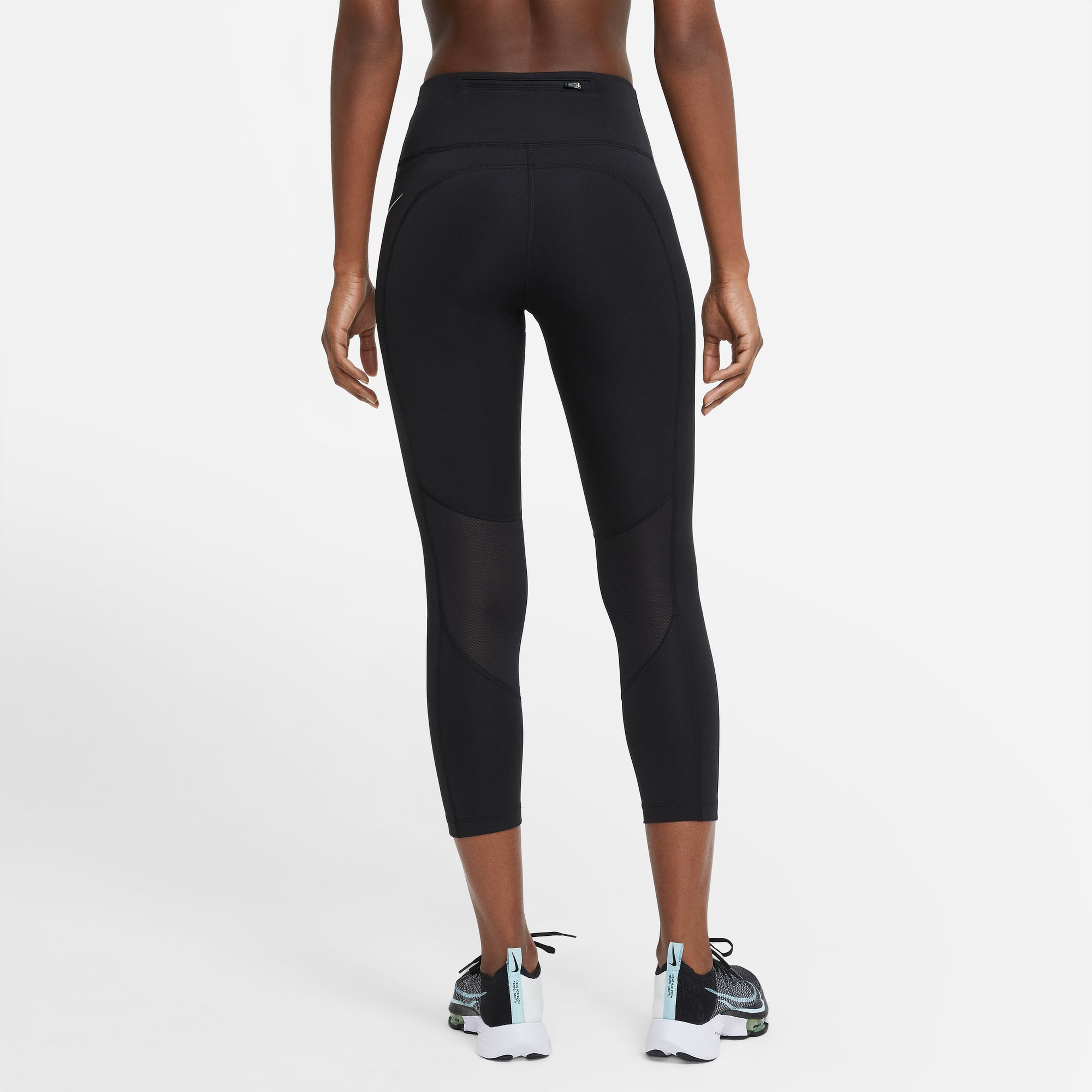 Nike Dri-Fit Fast Crop Kadın Siyah Tayt