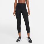 Nike Dri-Fit Fast Crop Kadın Siyah Tayt