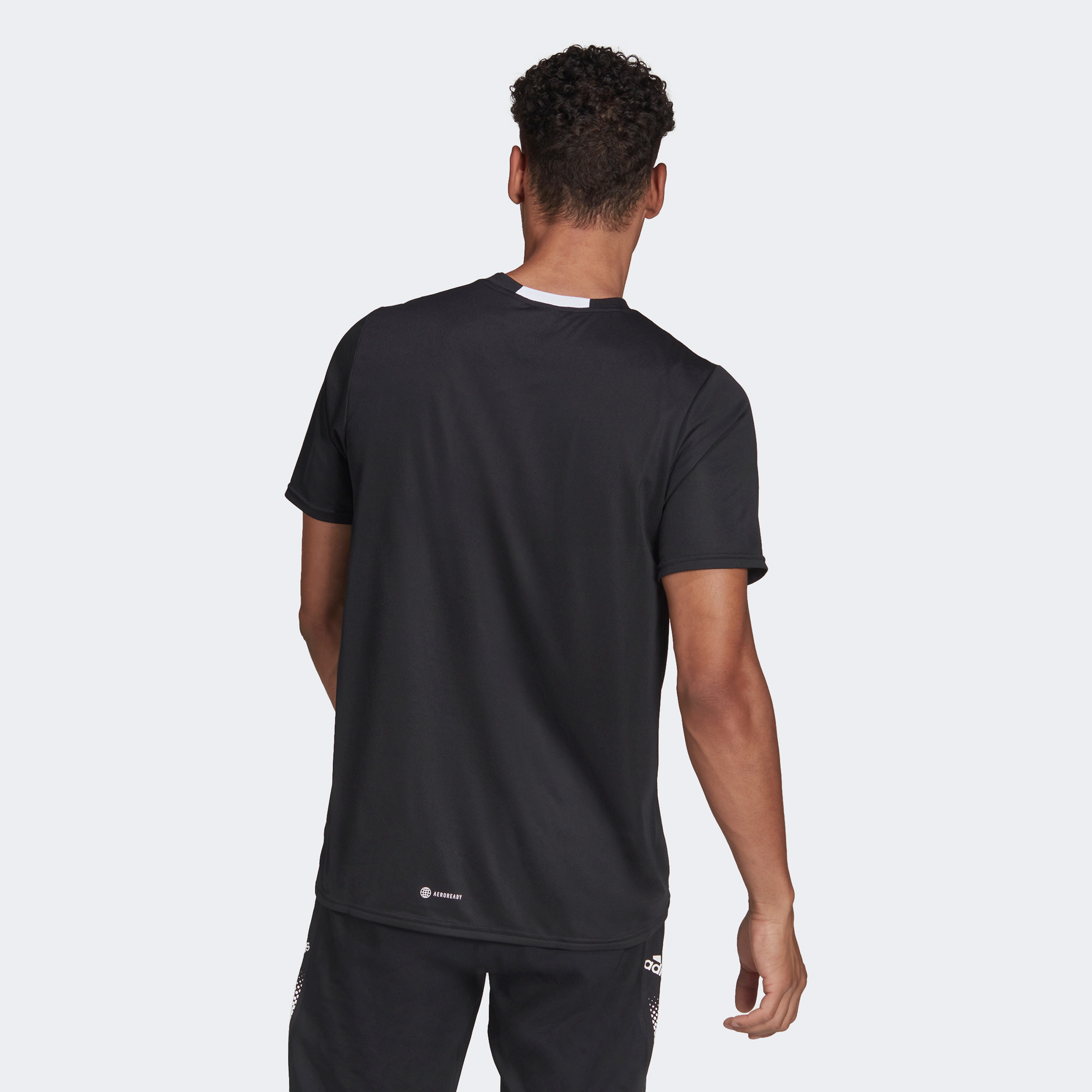 adidas AEROREADY Designed for Movement Erkek Siyah T-Shirt