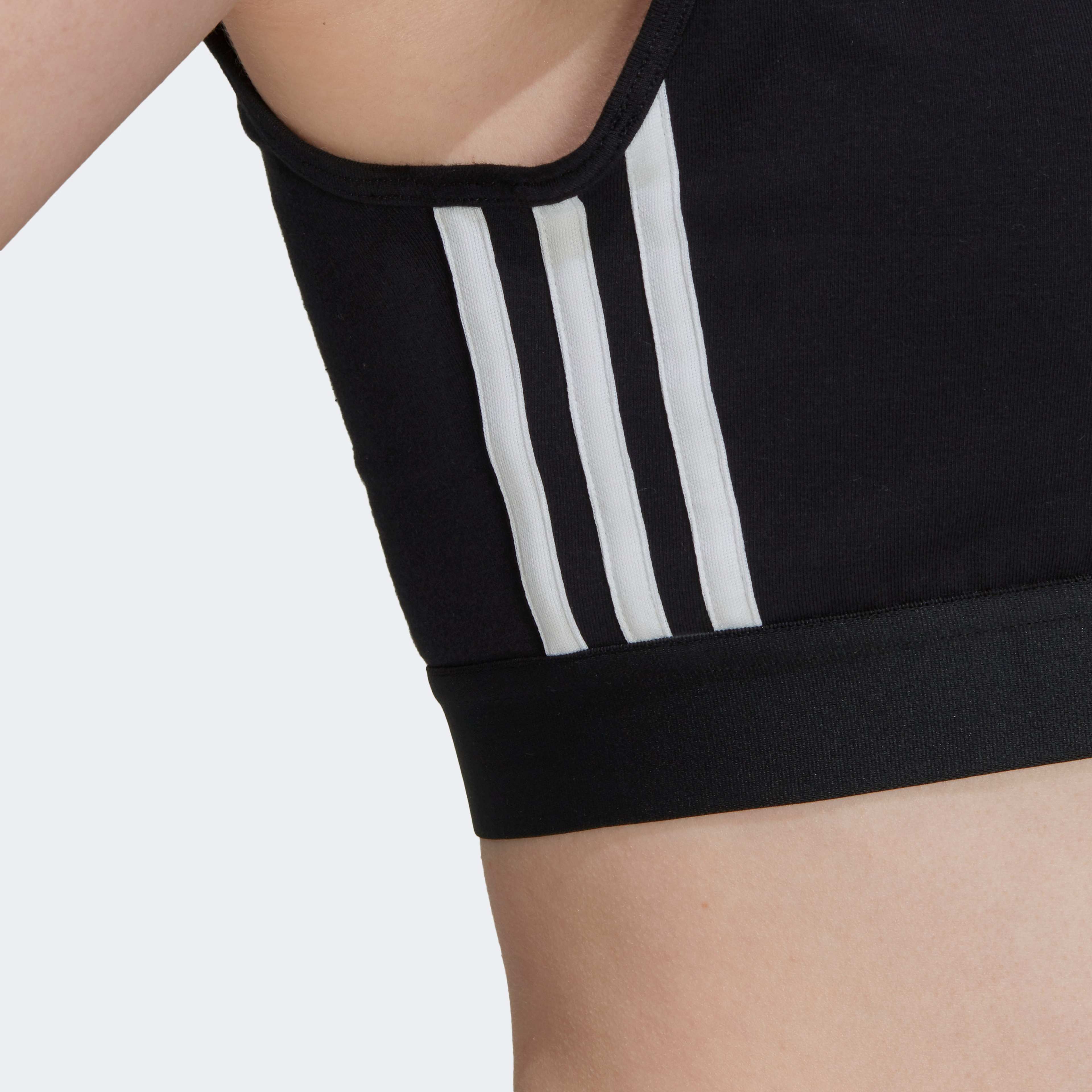 adidas Essentials 3-Stripes Kadın Siyah Bra