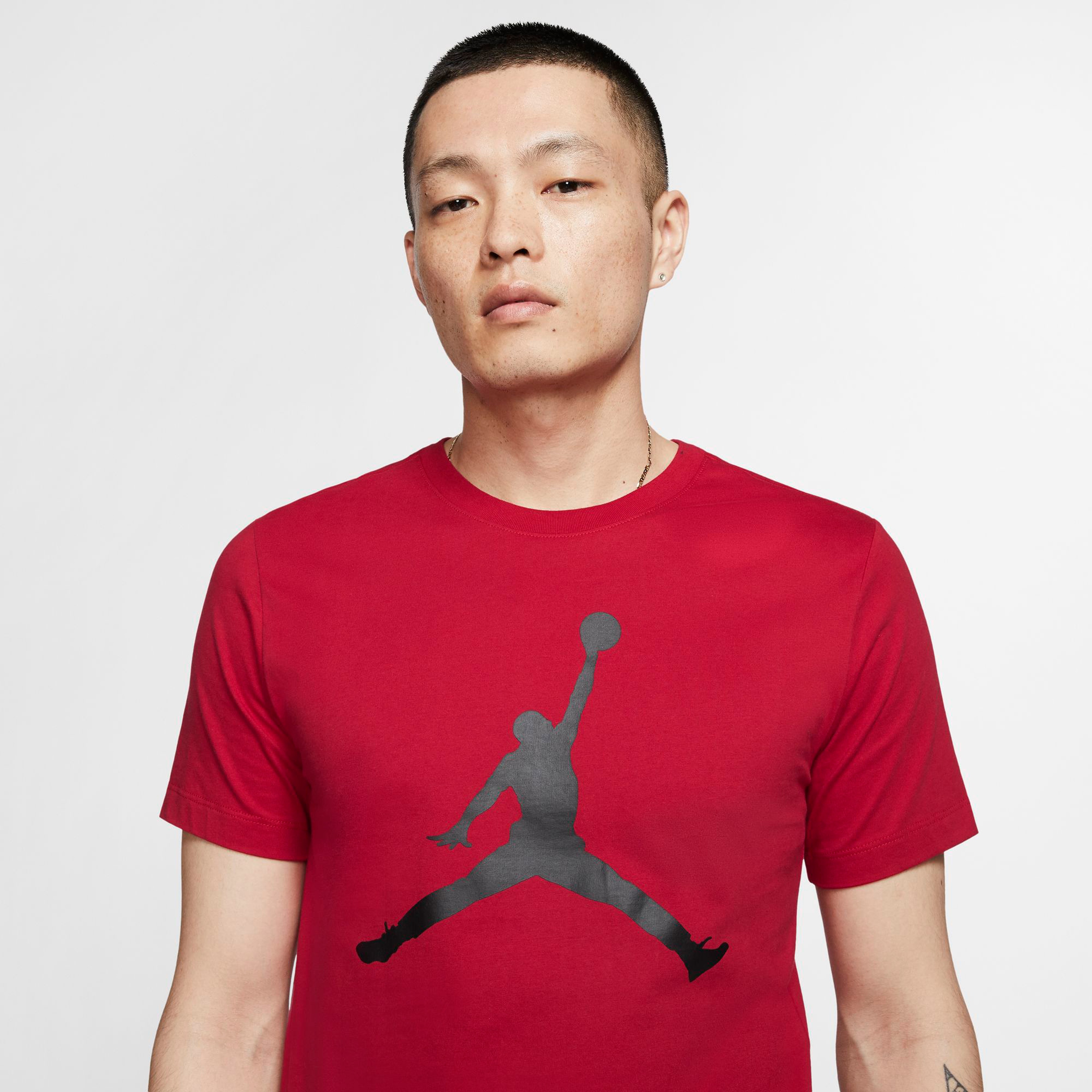 Jordan Jumpman Crew Erkek Kırmızı T-Shirt