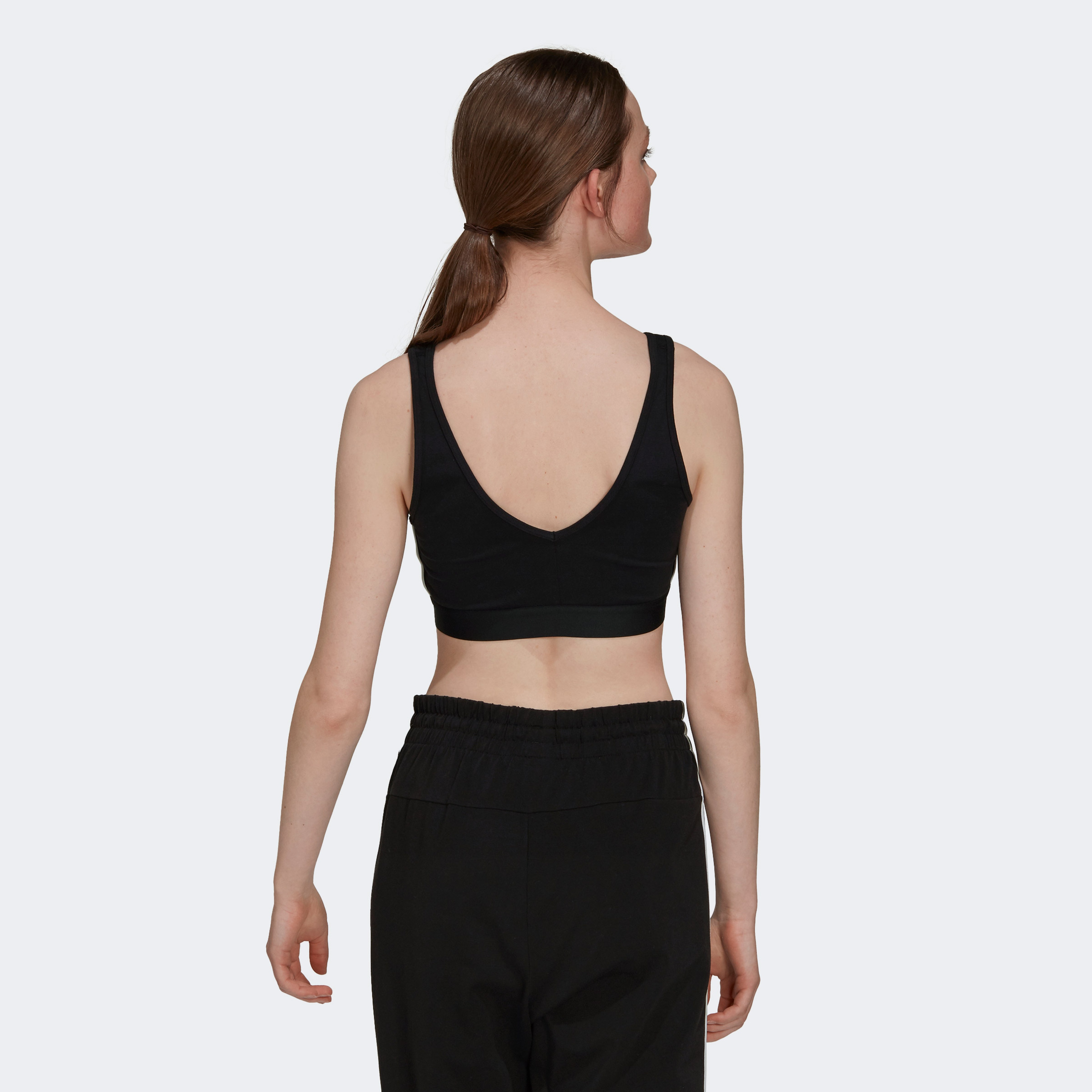 adidas Essentials 3-Stripes Kadın Siyah Bra