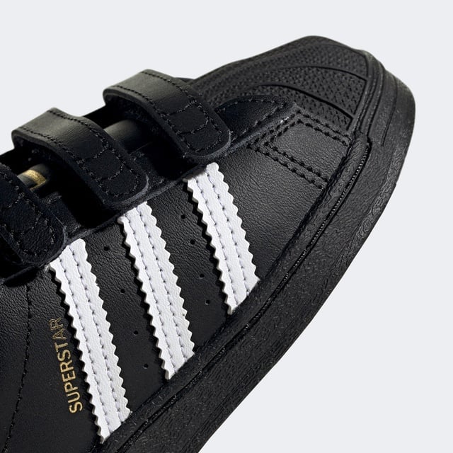 Adidas adidas Superstar Bebek Siyah Spor Ayakkabı Sneaker | Occasion Siyah - 8. görsel