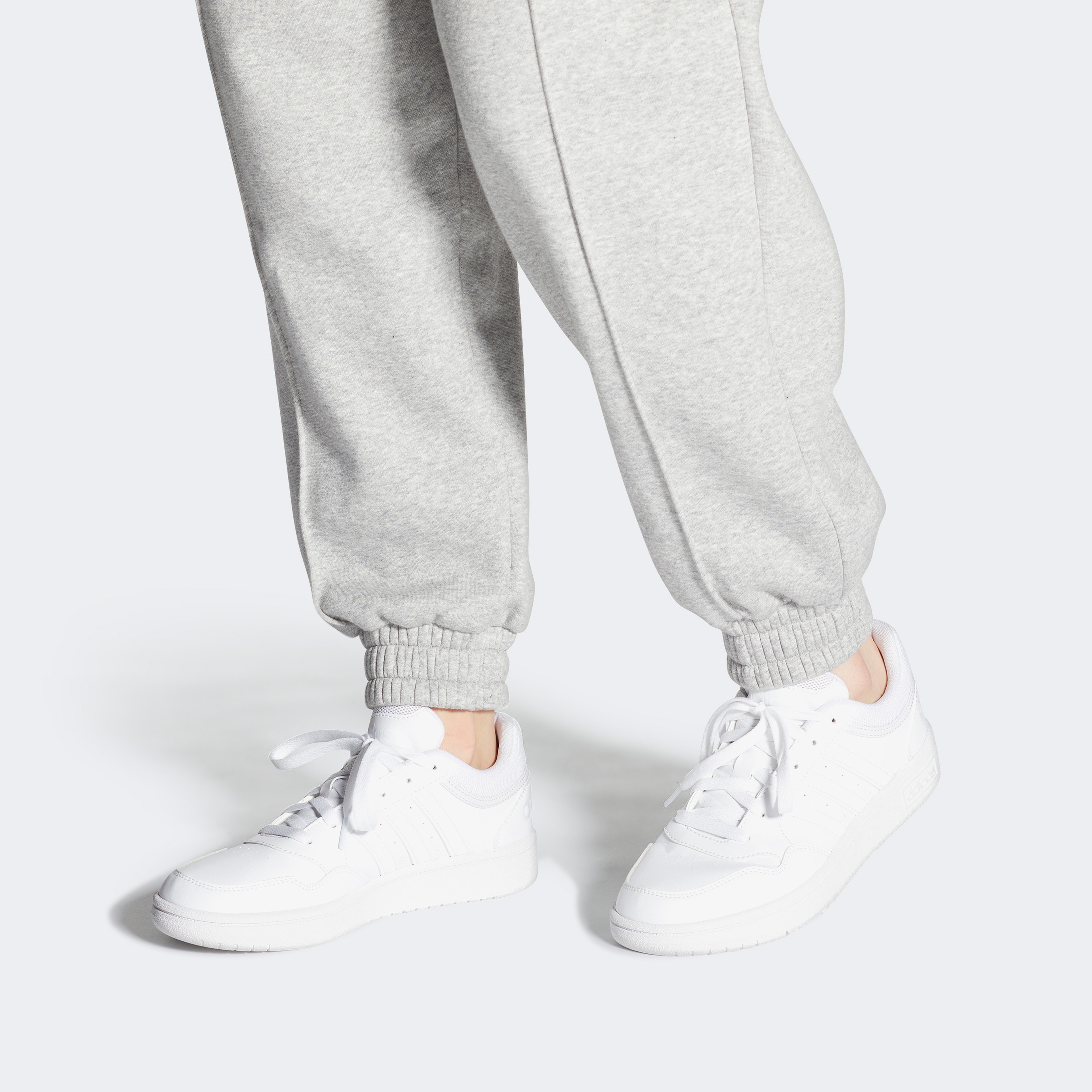 adidas Hoops 3.0 Mid Lifestyle Crew Unisex Beyaz Sneaker