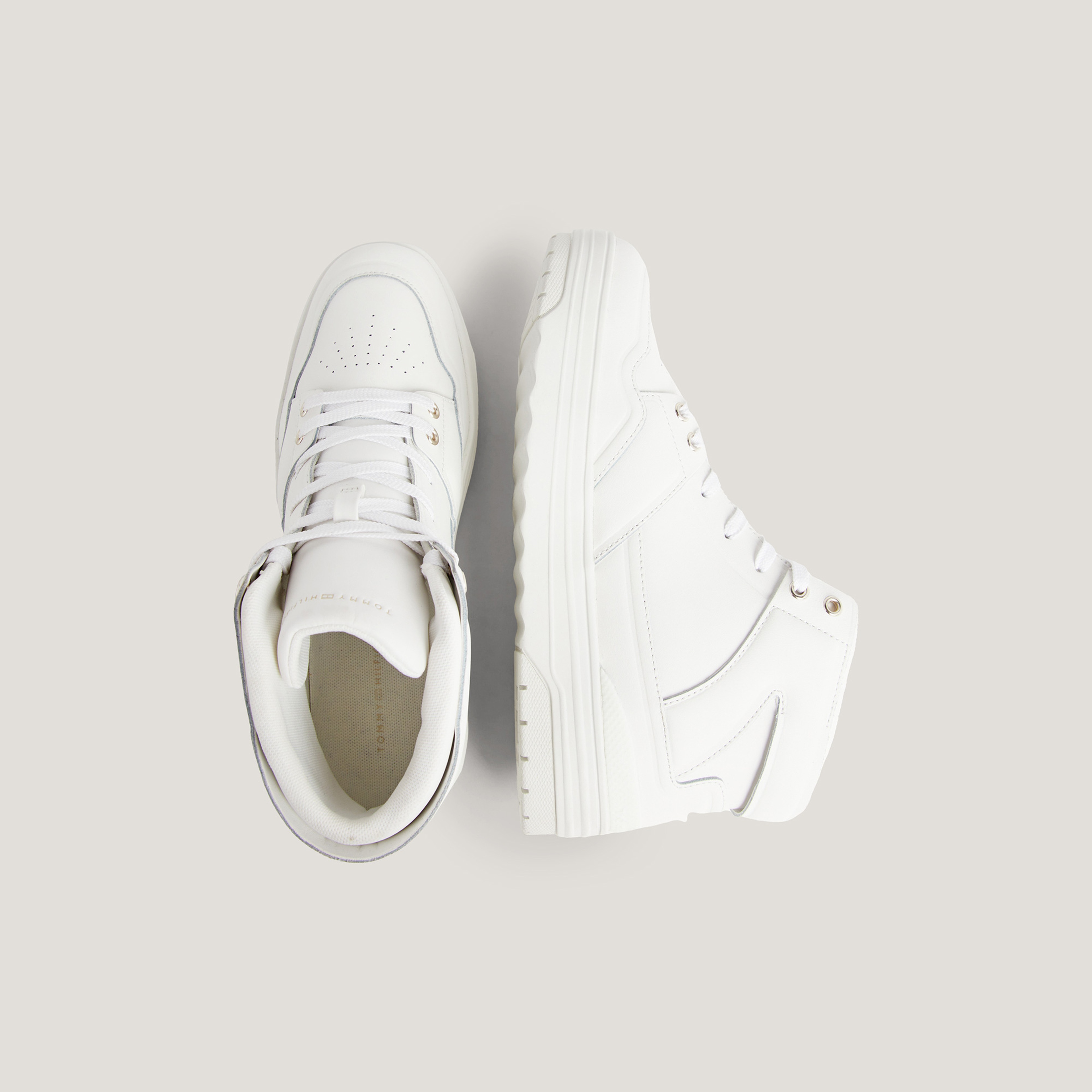 Tommy Hilfiger Basket Kadın Beyaz Sneaker