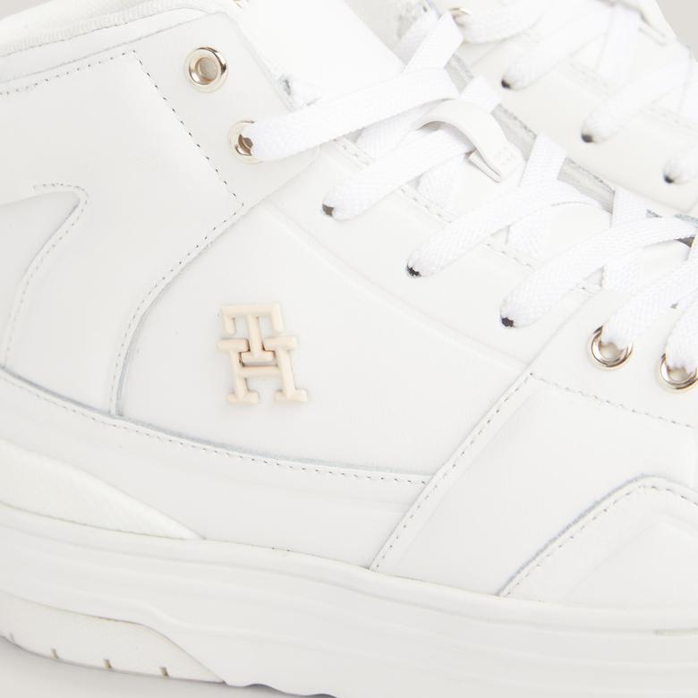 Tommy Hilfiger Basket Kadın Beyaz Sneaker