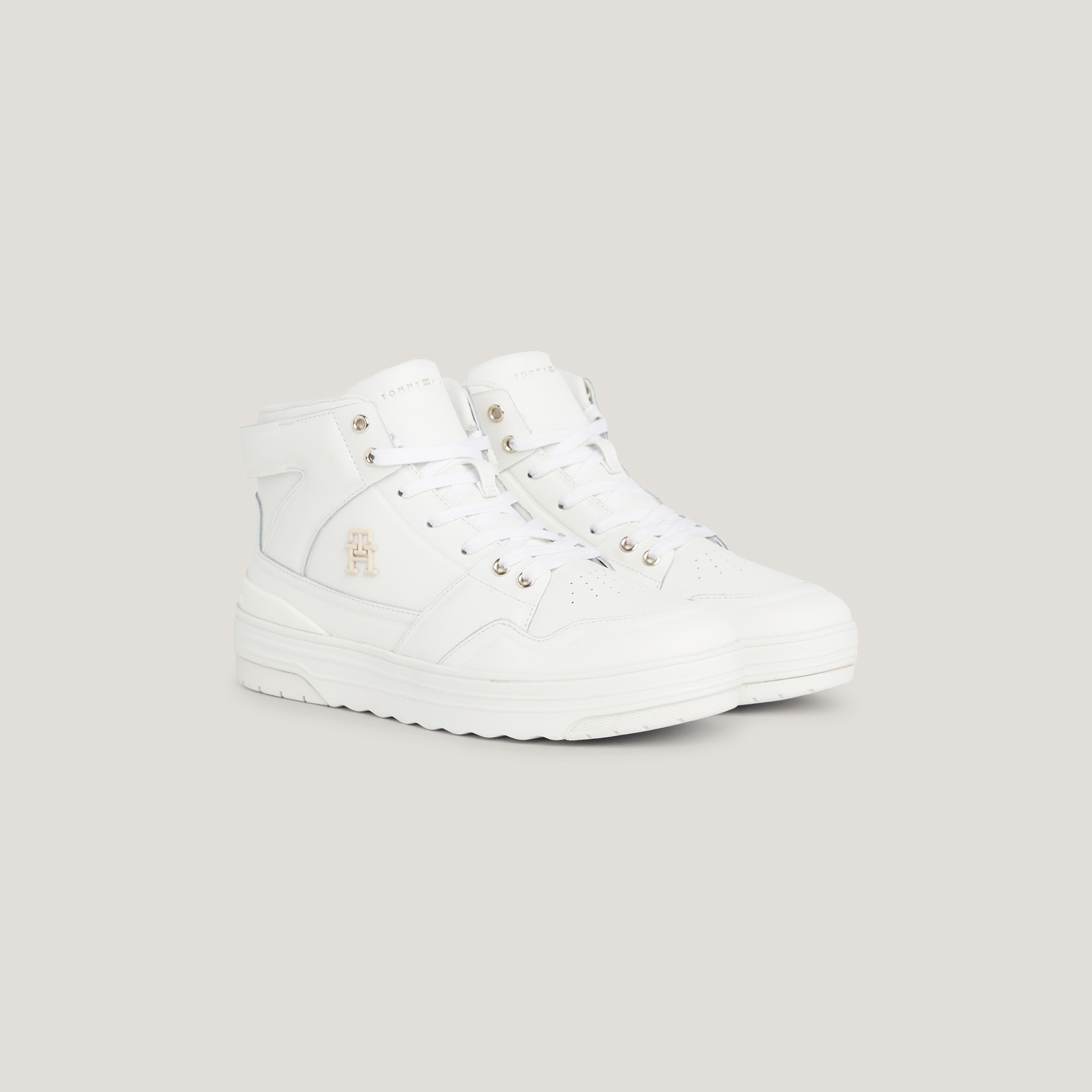 Tommy Hilfiger Basket Kadın Beyaz Sneaker