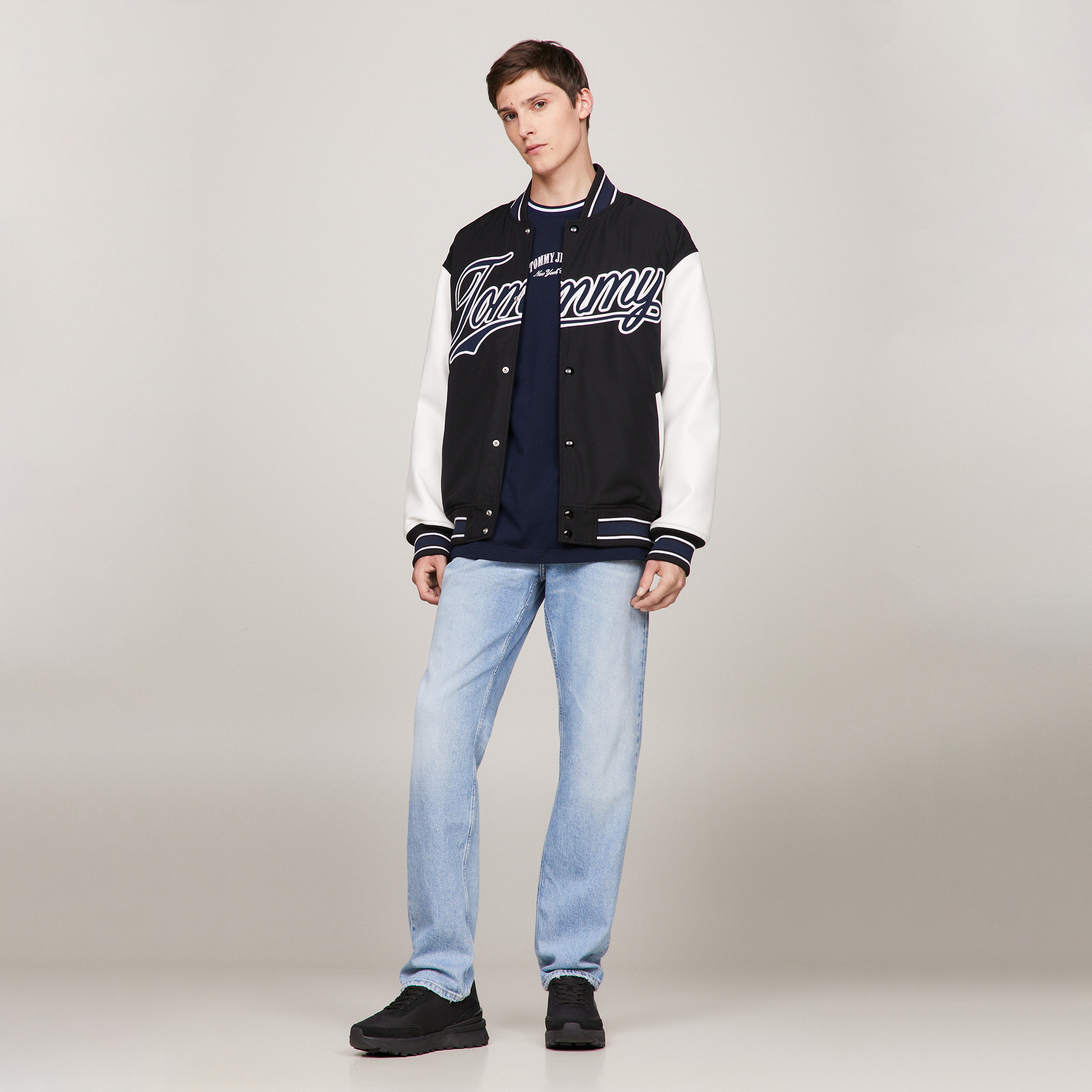 Tommy Jeans Technical Runner Erkek Siyah Spor Ayakkabı