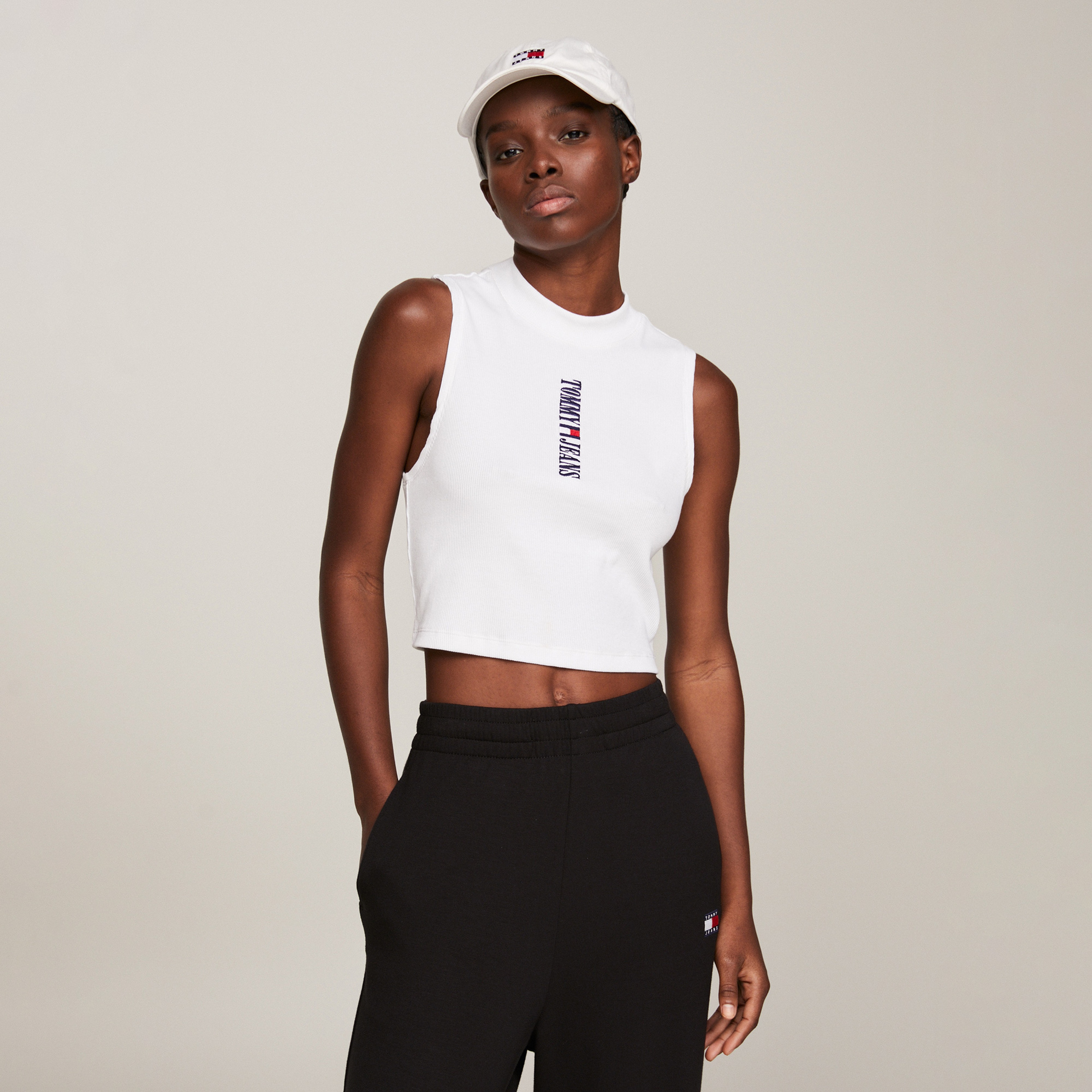 Tommy Hilfiger Kadın Beyaz Tshirt