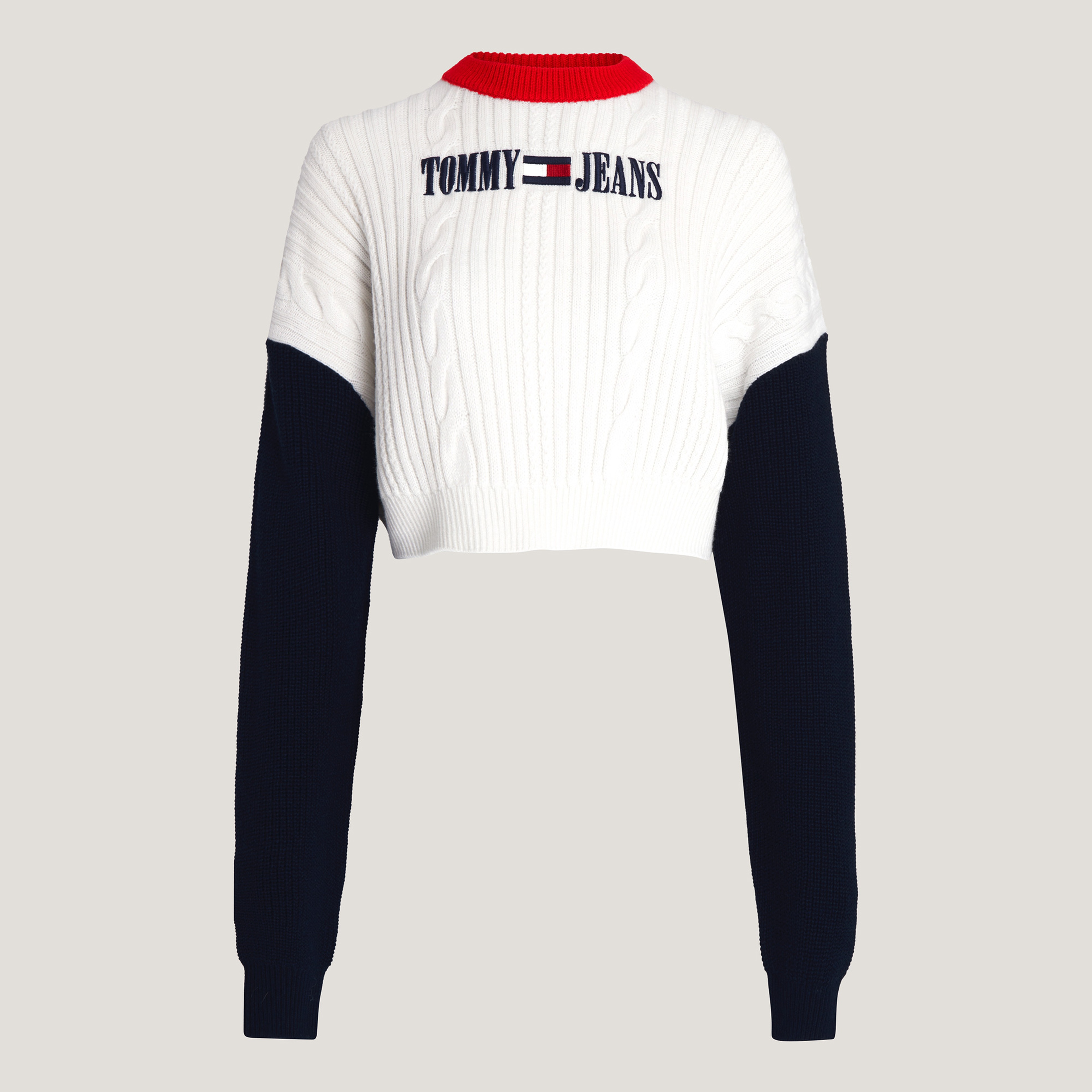 Tommy Hilfiger Kadın Beyaz Triko