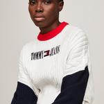 Tommy Hilfiger Kadın Beyaz Triko