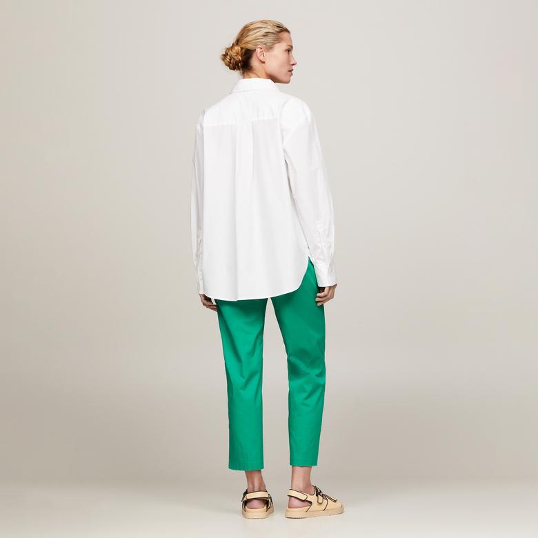 Tommy Hilfiger Kadın Beyaz Gömlek