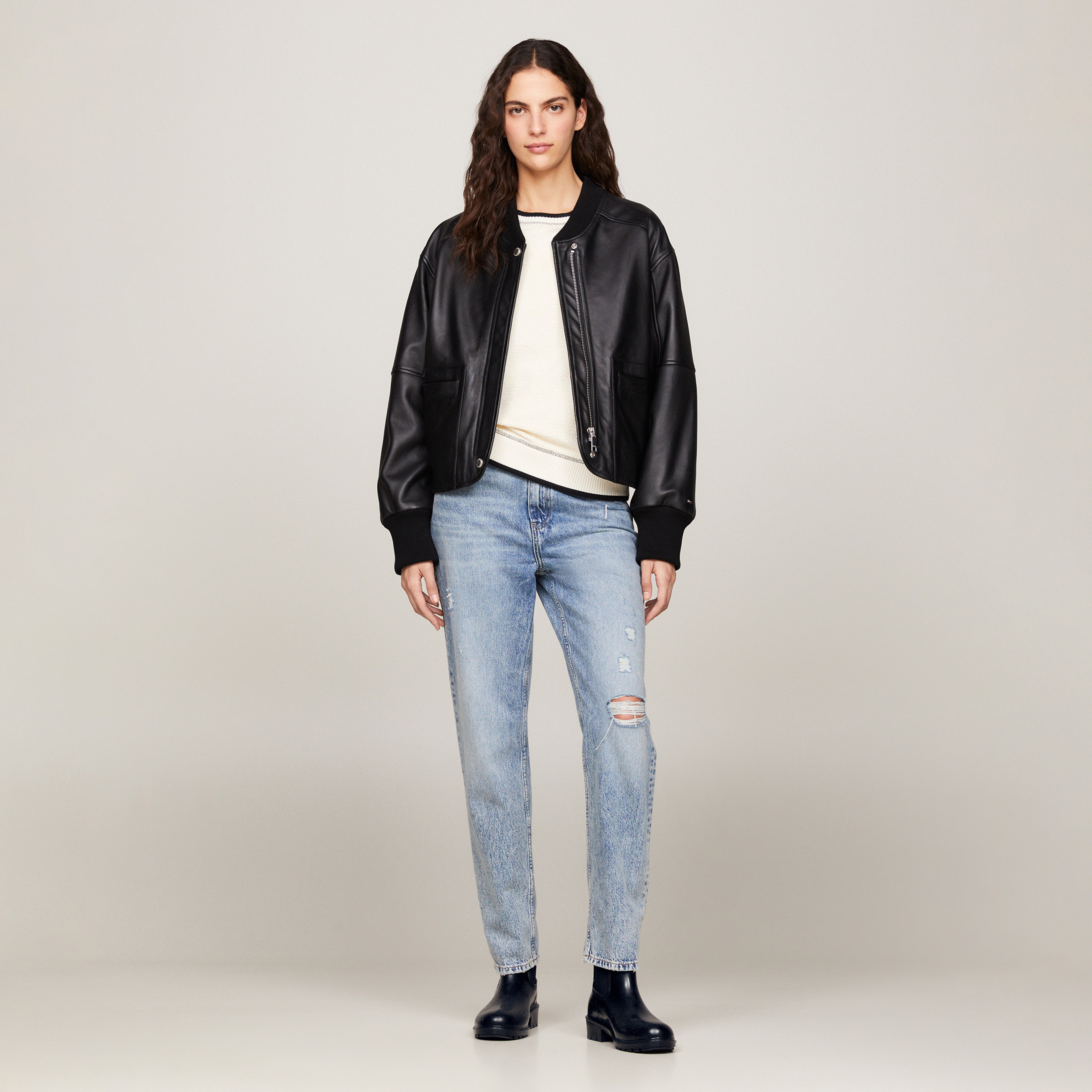 Tommy Hilfiger Kadın Siyah Bot