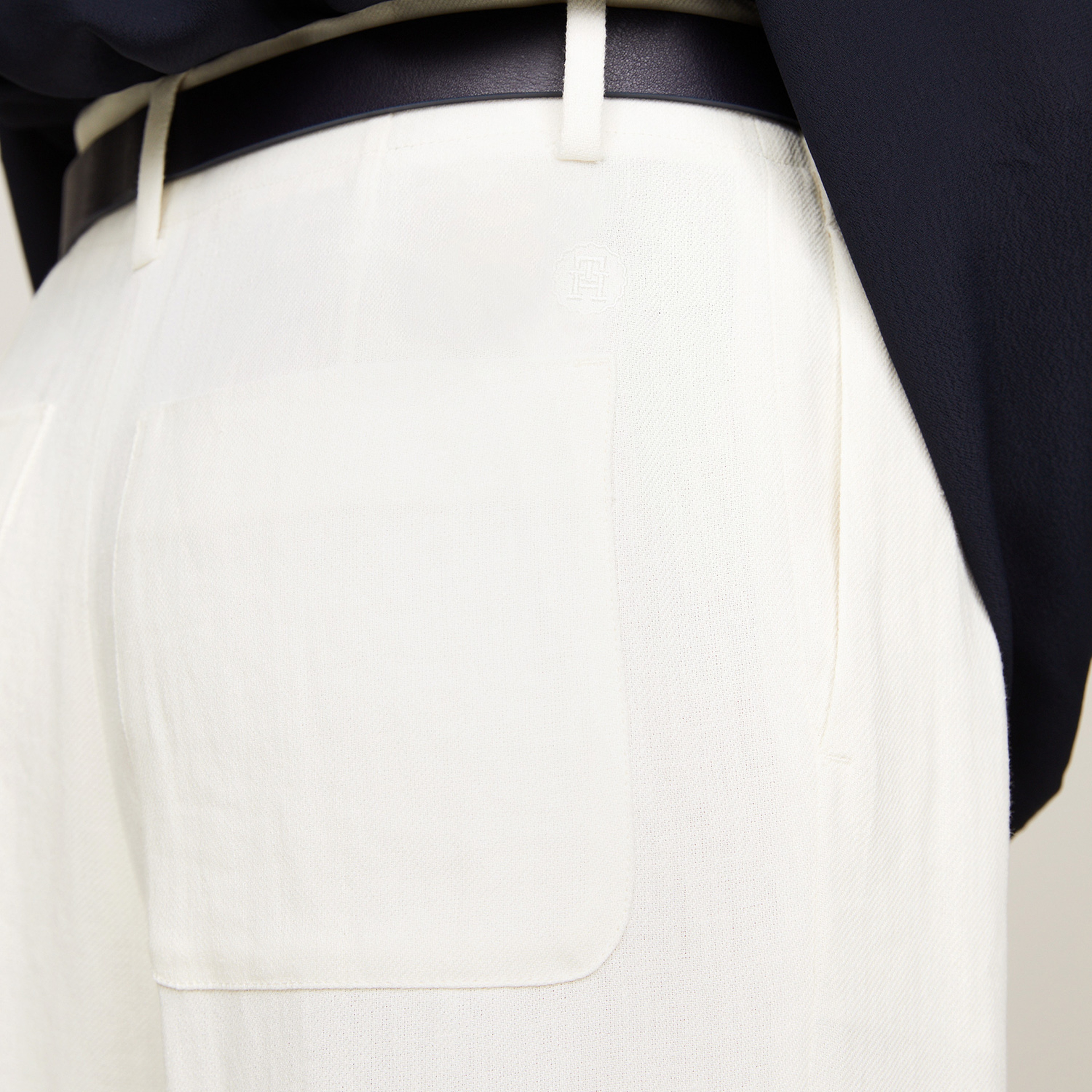 Tommy Hilfiger Kadın Beyaz Pantolon