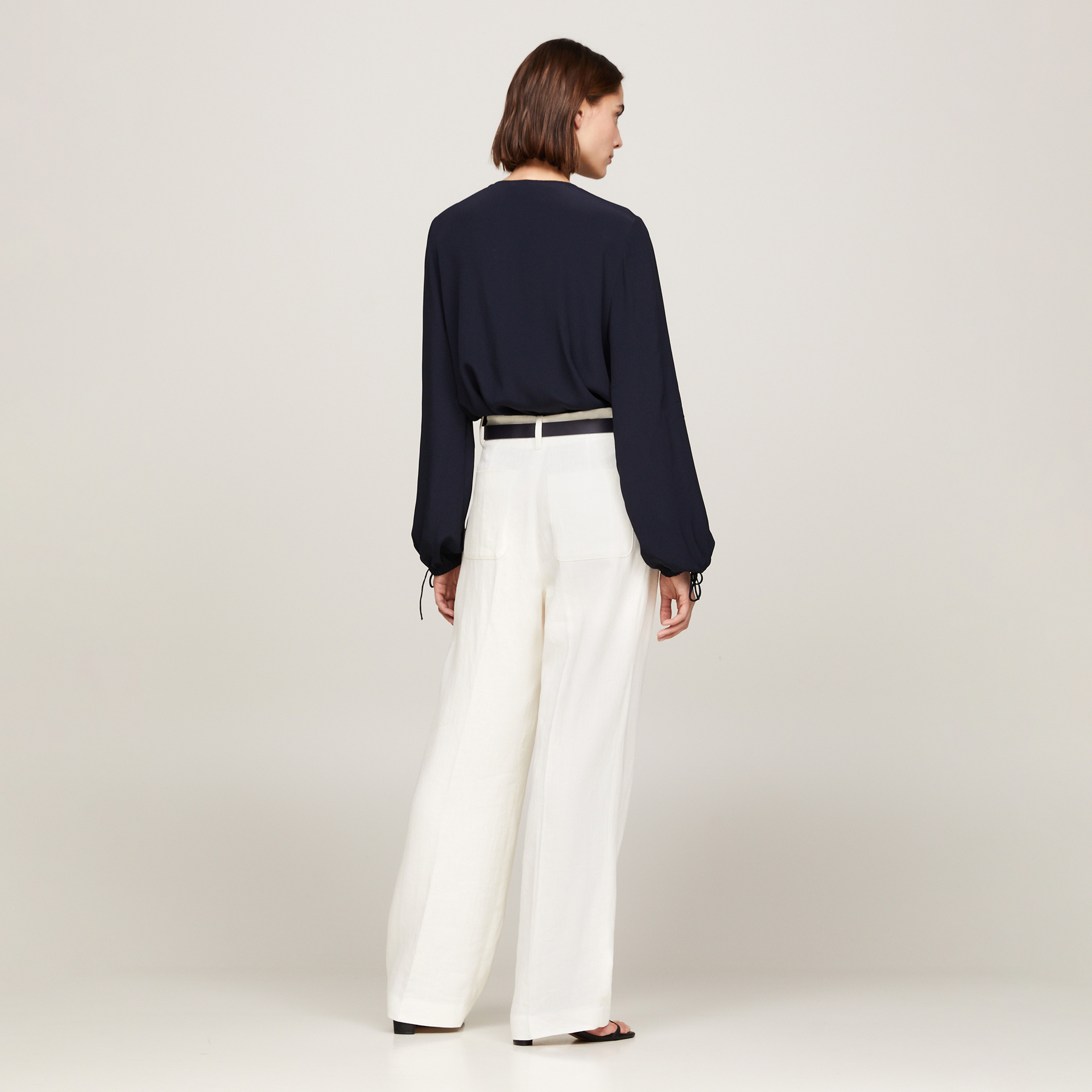 Tommy Hilfiger Kadın Beyaz Pantolon