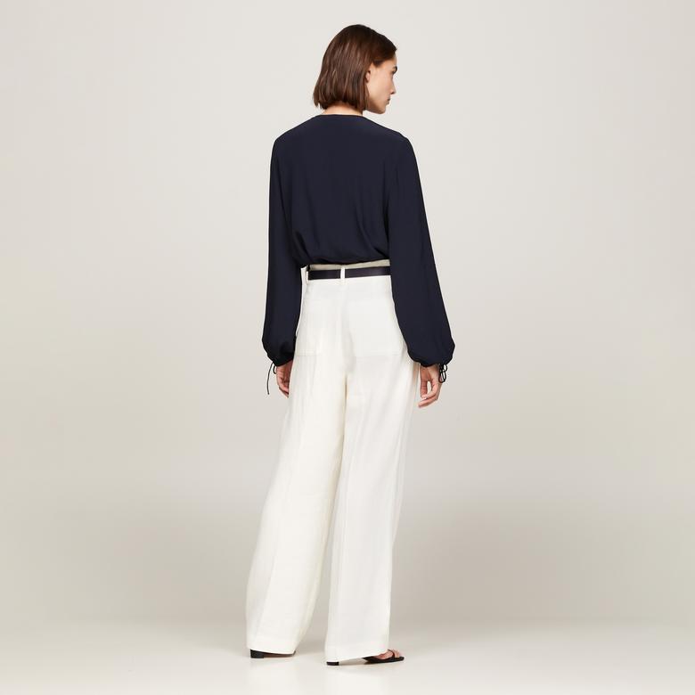 Tommy Hilfiger Kadın Beyaz Pantolon