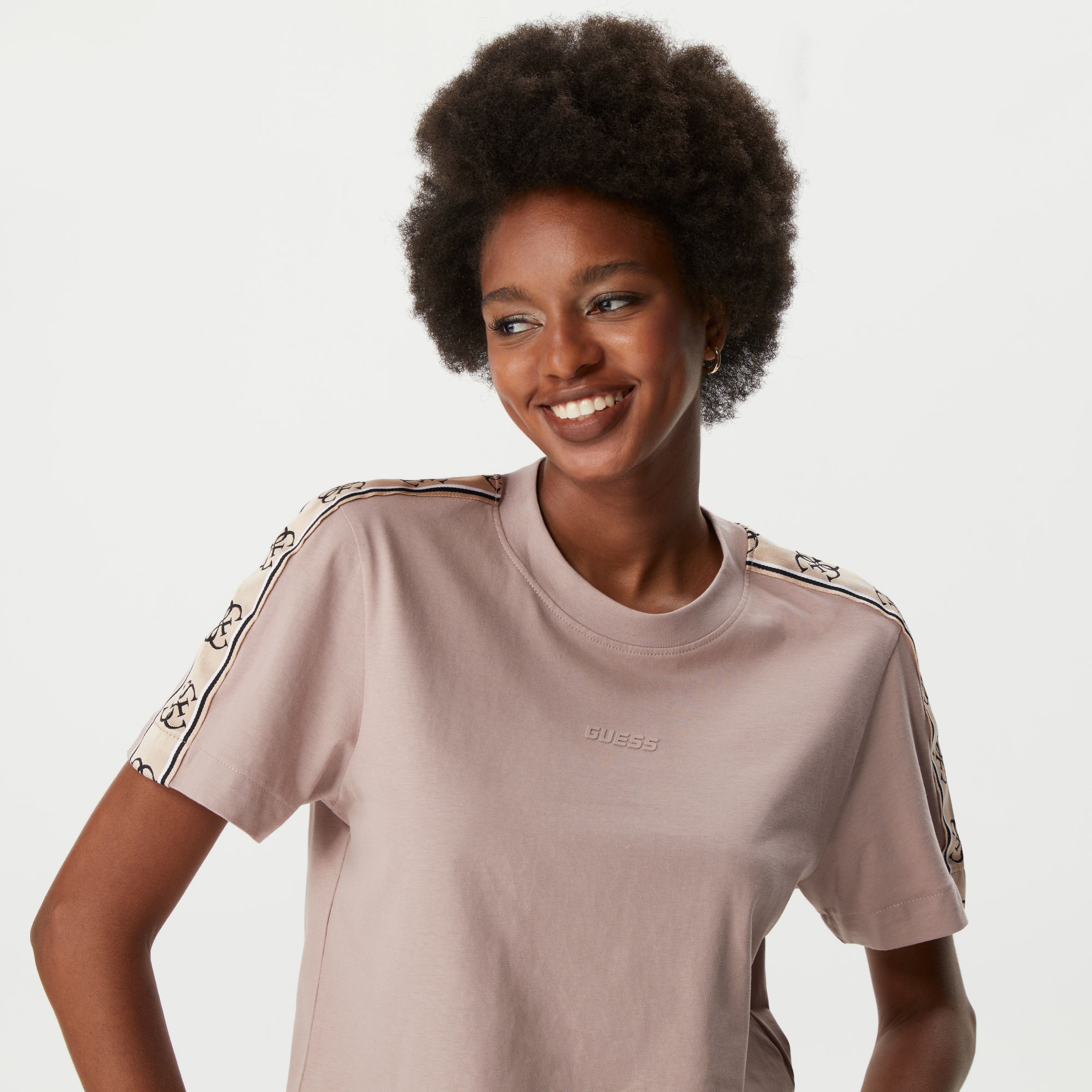 Guess Kadın Pembe T-Shirt