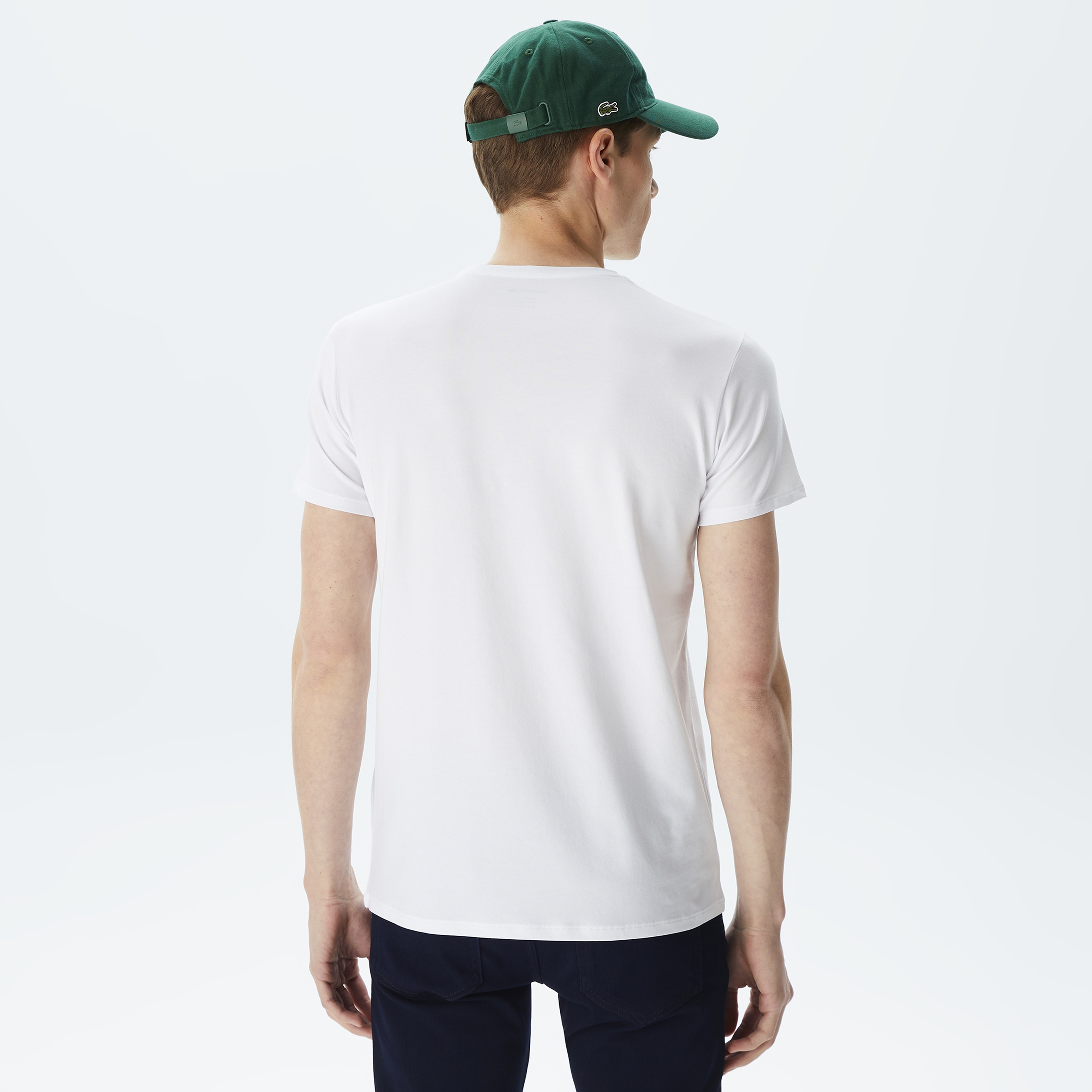 Lacoste Erkek Beyaz T-Shirt