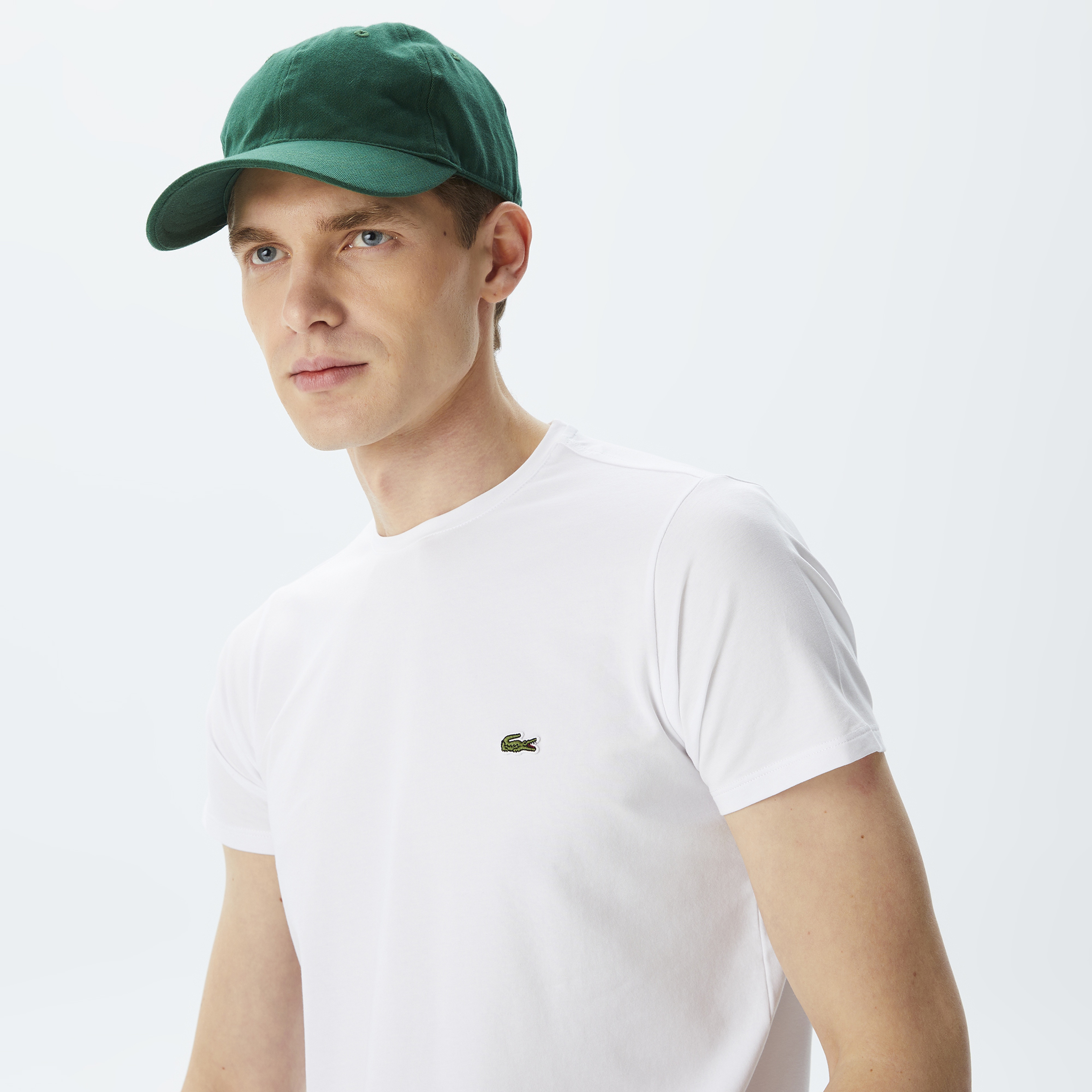 Lacoste Erkek Beyaz T-Shirt