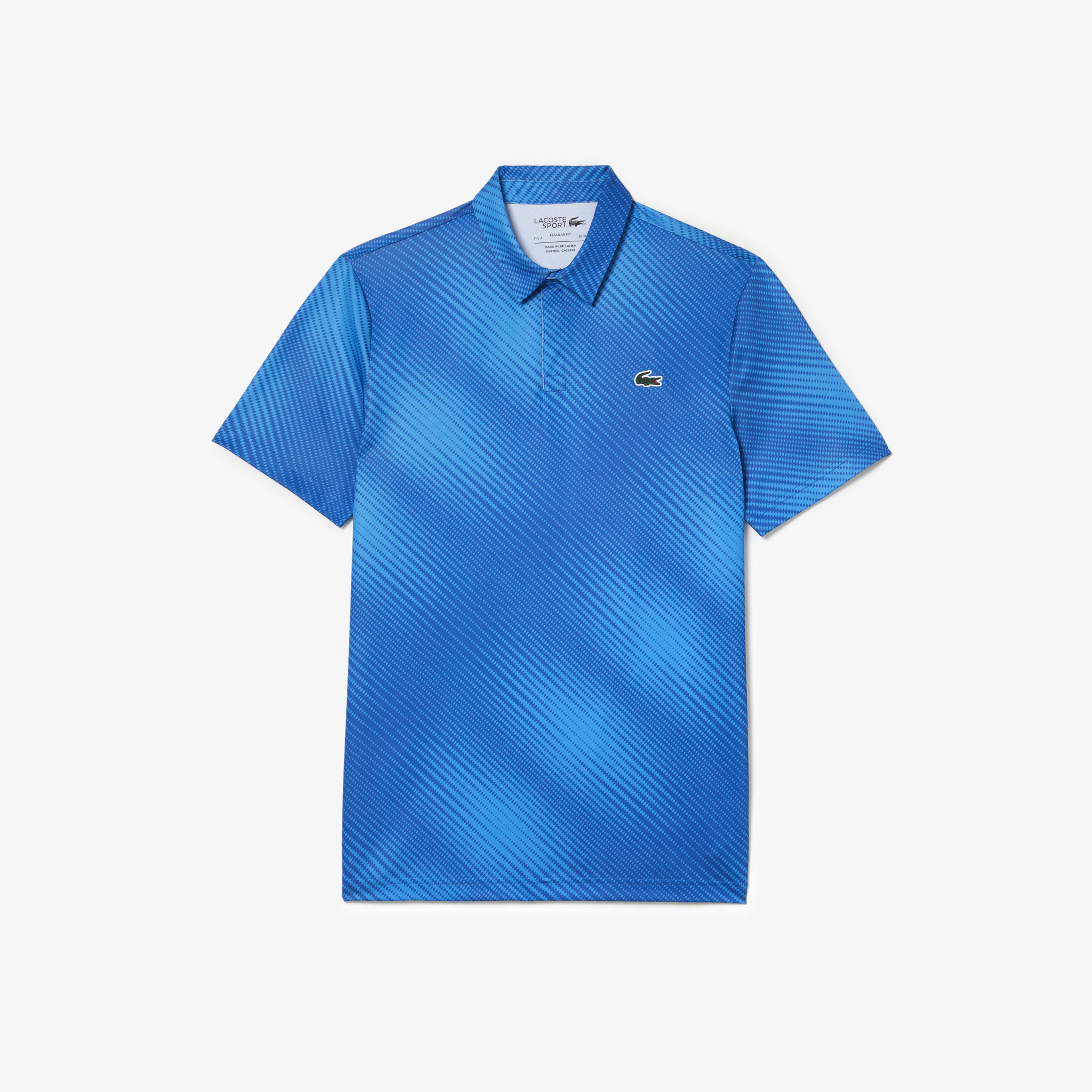 Golf Erkek Regular Fit Baskılı Mavi Polo