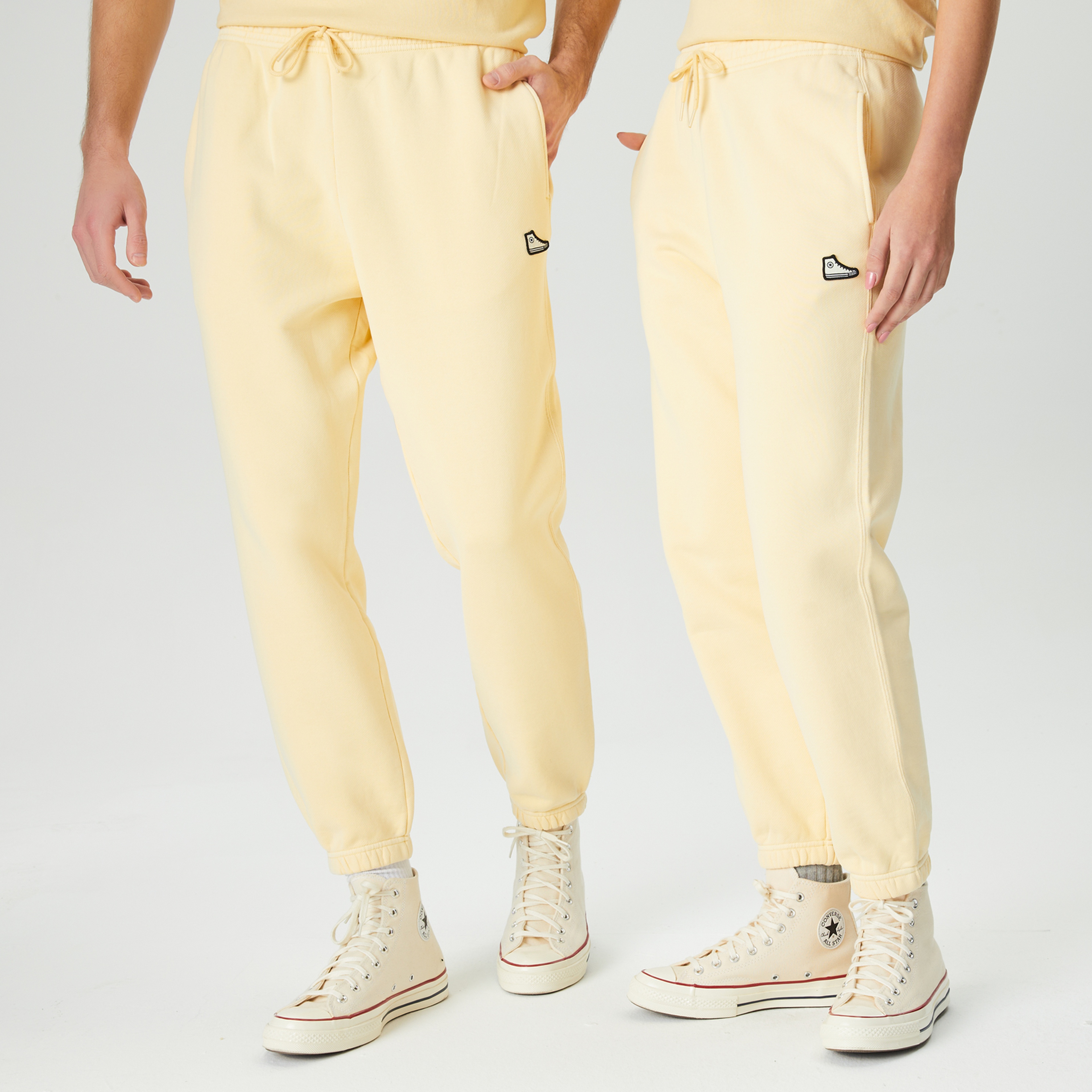 Converse Go-To Chuck 70 Loose Fit Unisex Krem Eşofman Altı