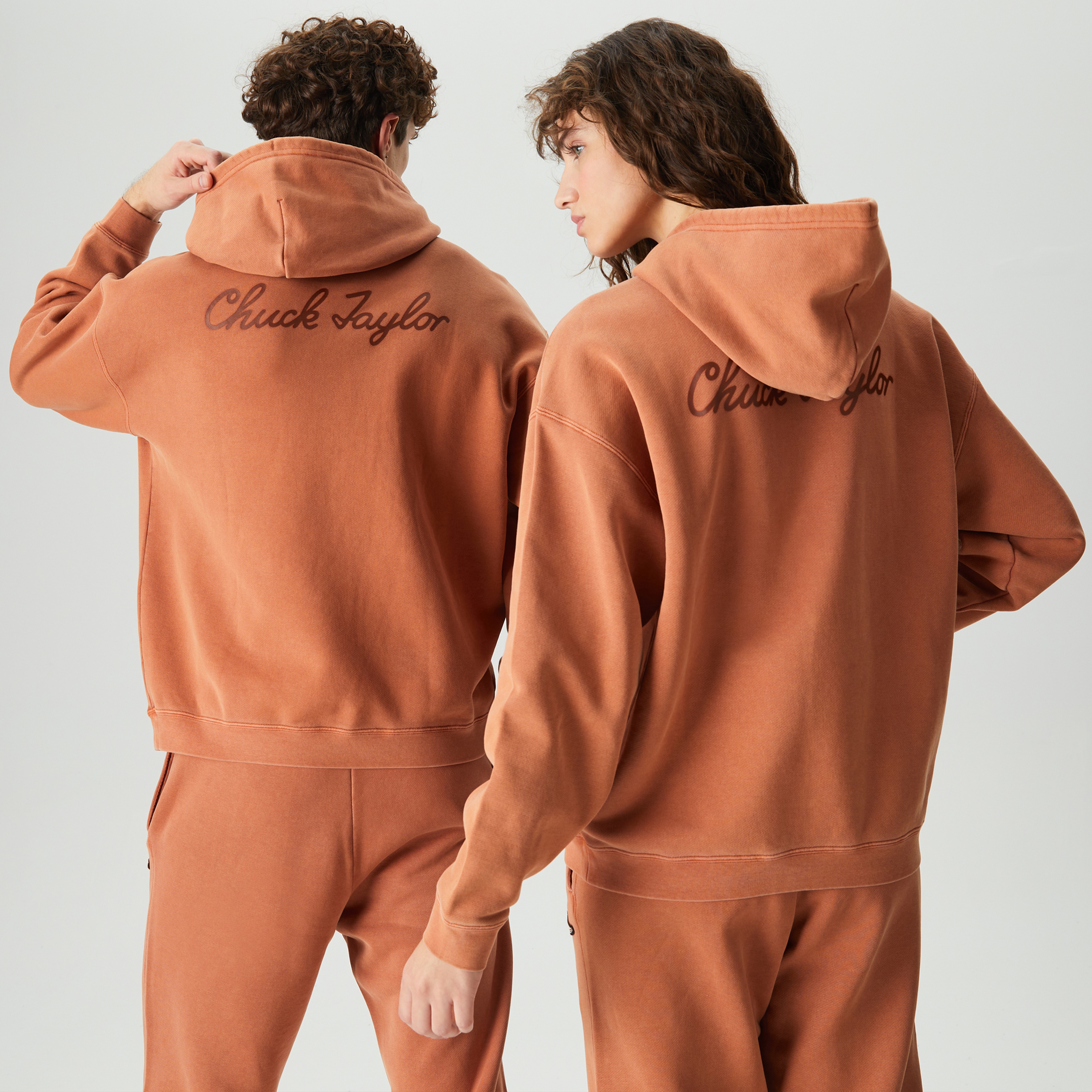 Converse Go-To Chuck 70 Loose Fit Pullover Unisex Turuncu Hoodie