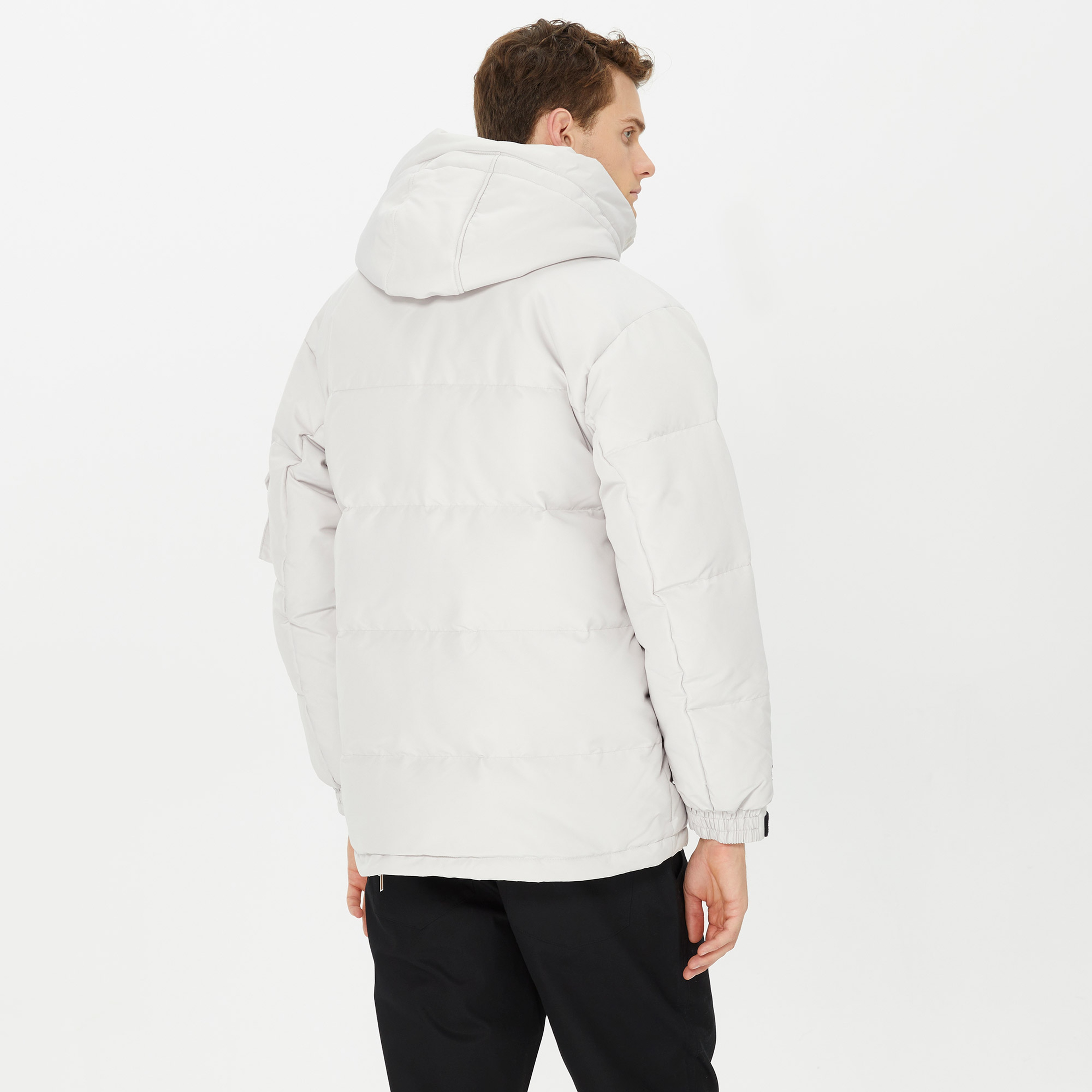 Converse Premium Mid Down Erkek Krem Ceket