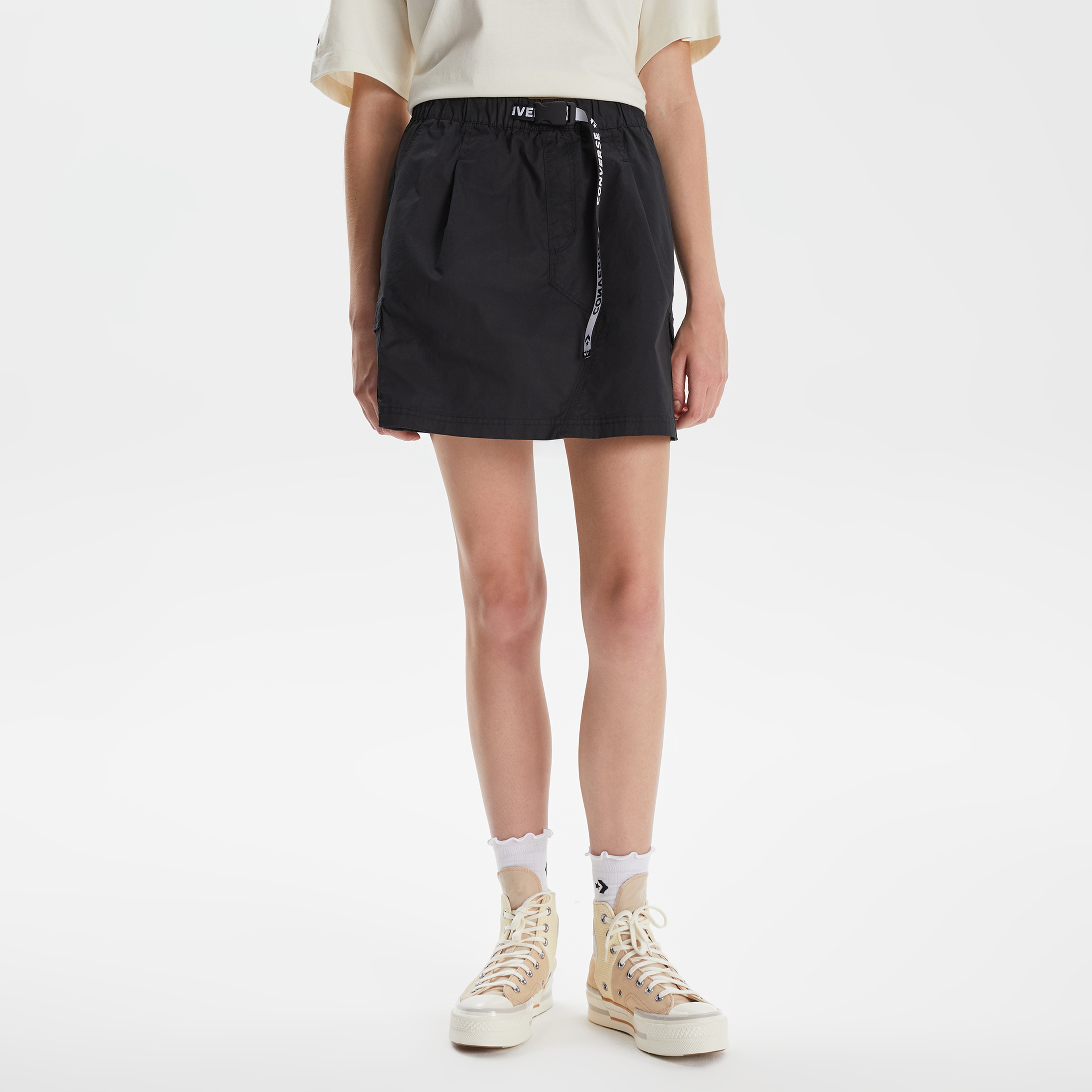 Converse Utility Woven Kadın Siyah Etek