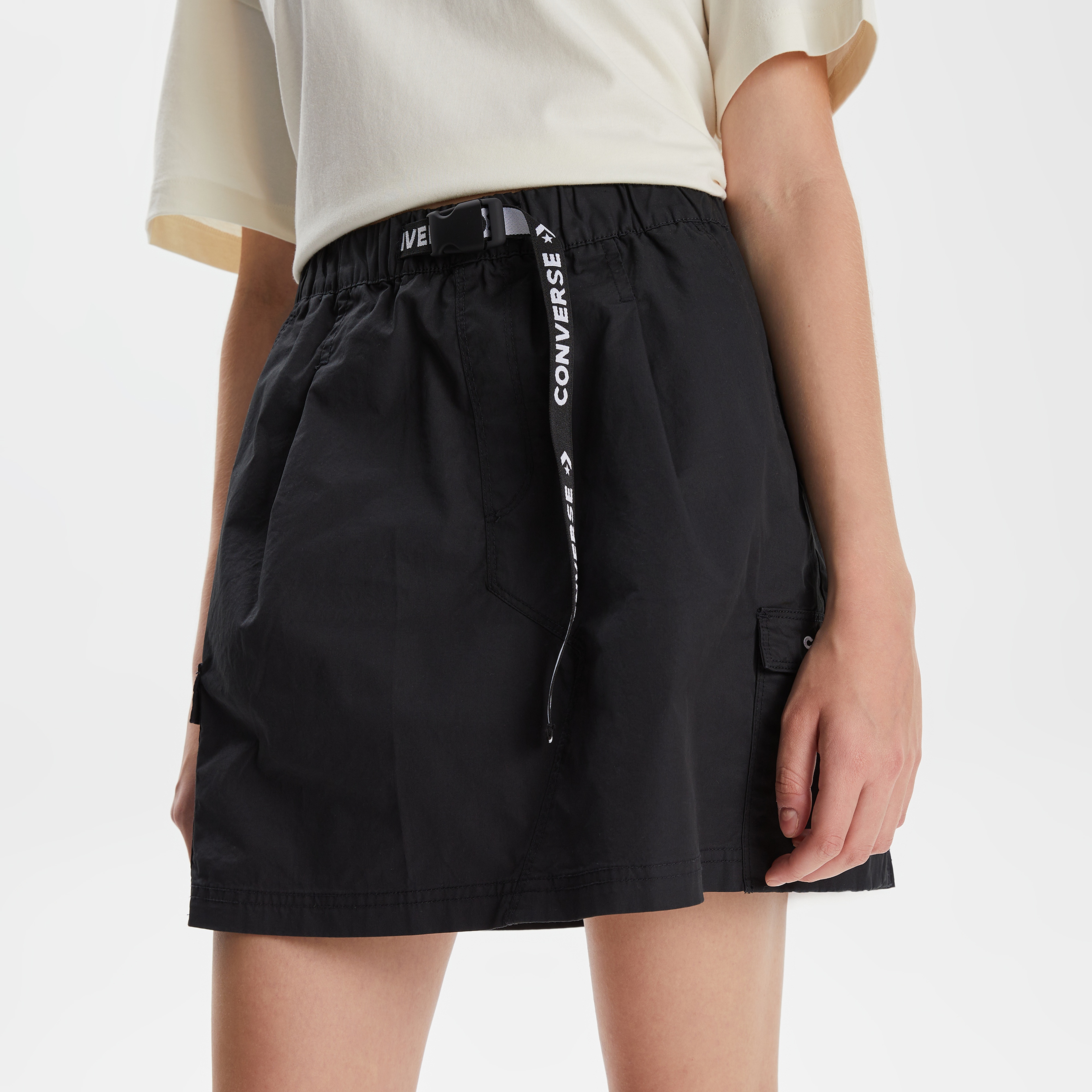 Converse Utility Woven Kadın Siyah Etek