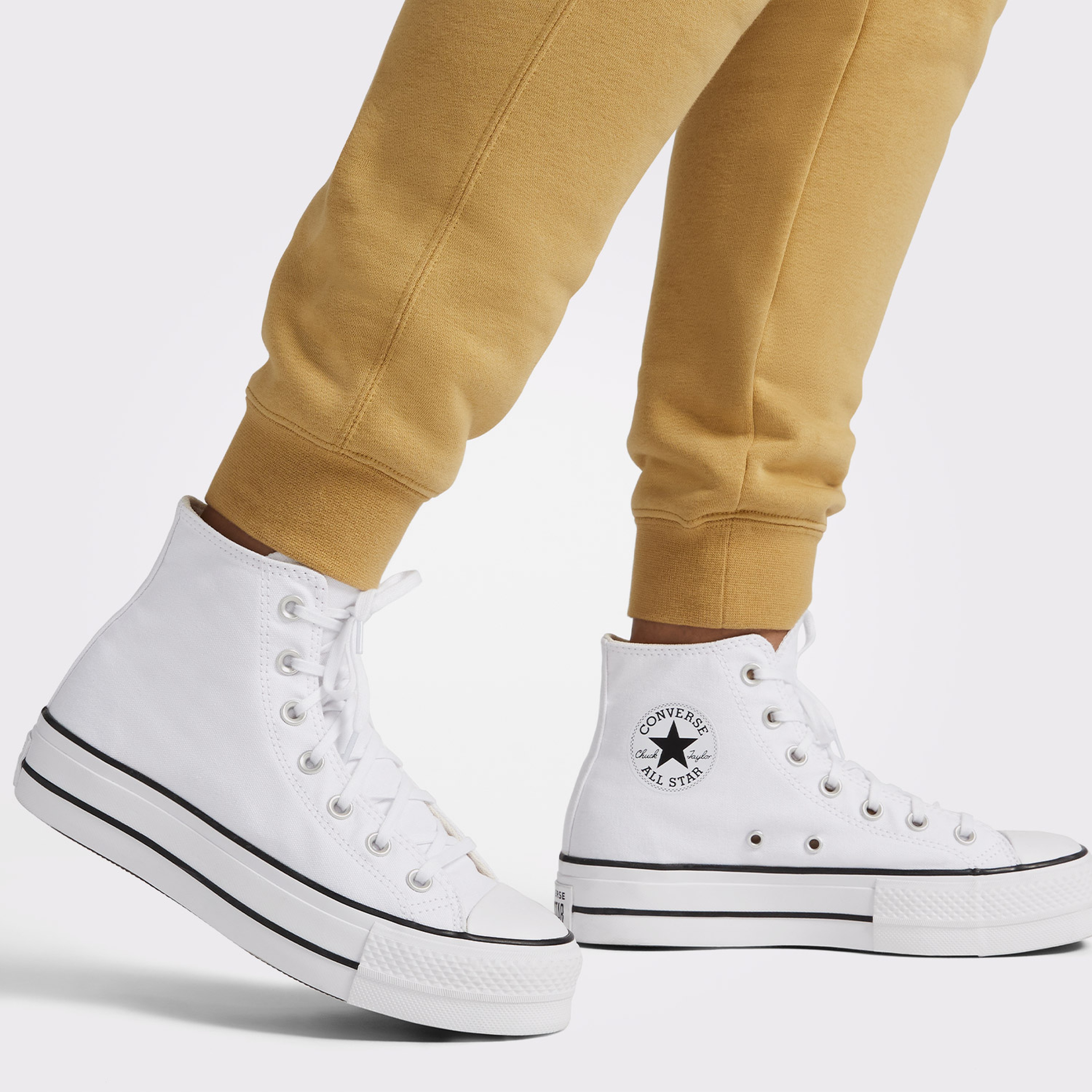 Converse Go-To Embroidered Star Chevron Standard Fit Fleece Unisex Turuncu Pantolon