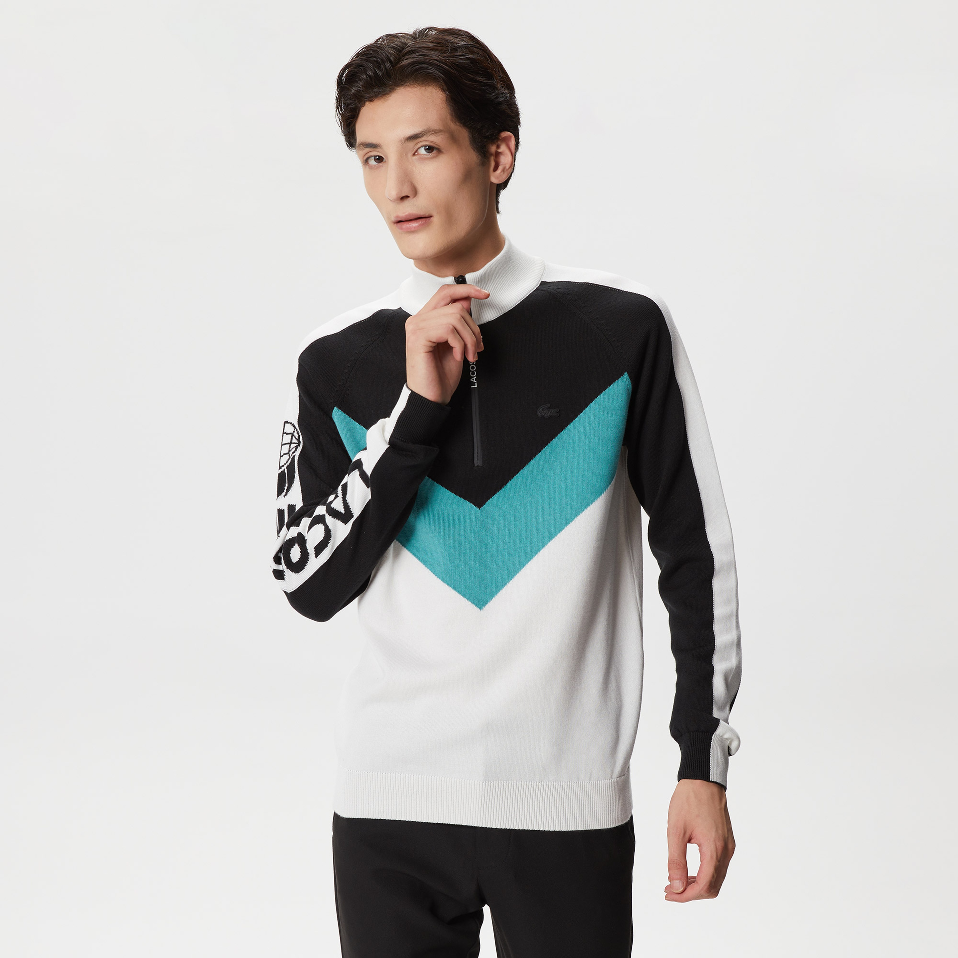 Lacoste Erkek Beyaz Triko