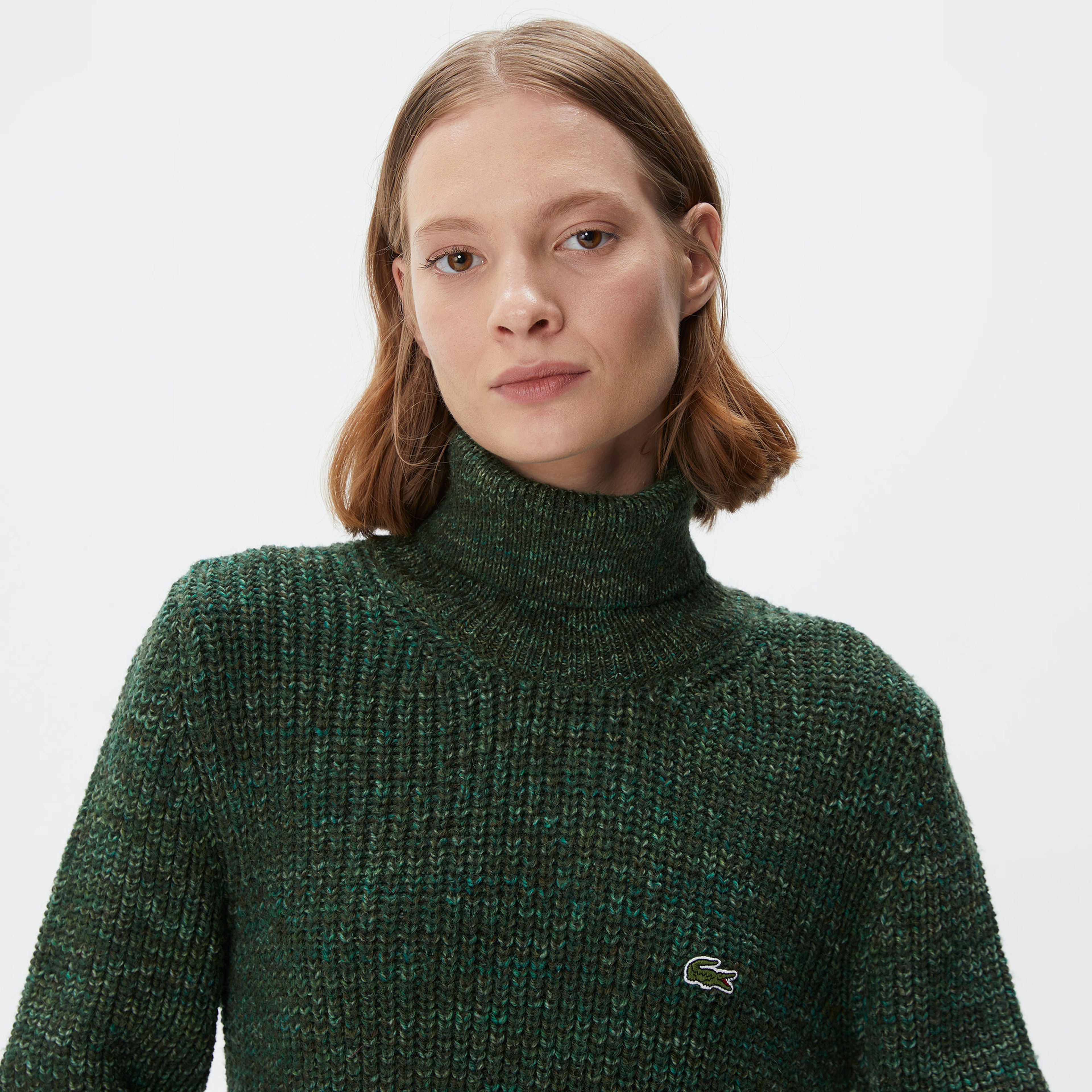 Lacoste Kadın Yeşil Kazak