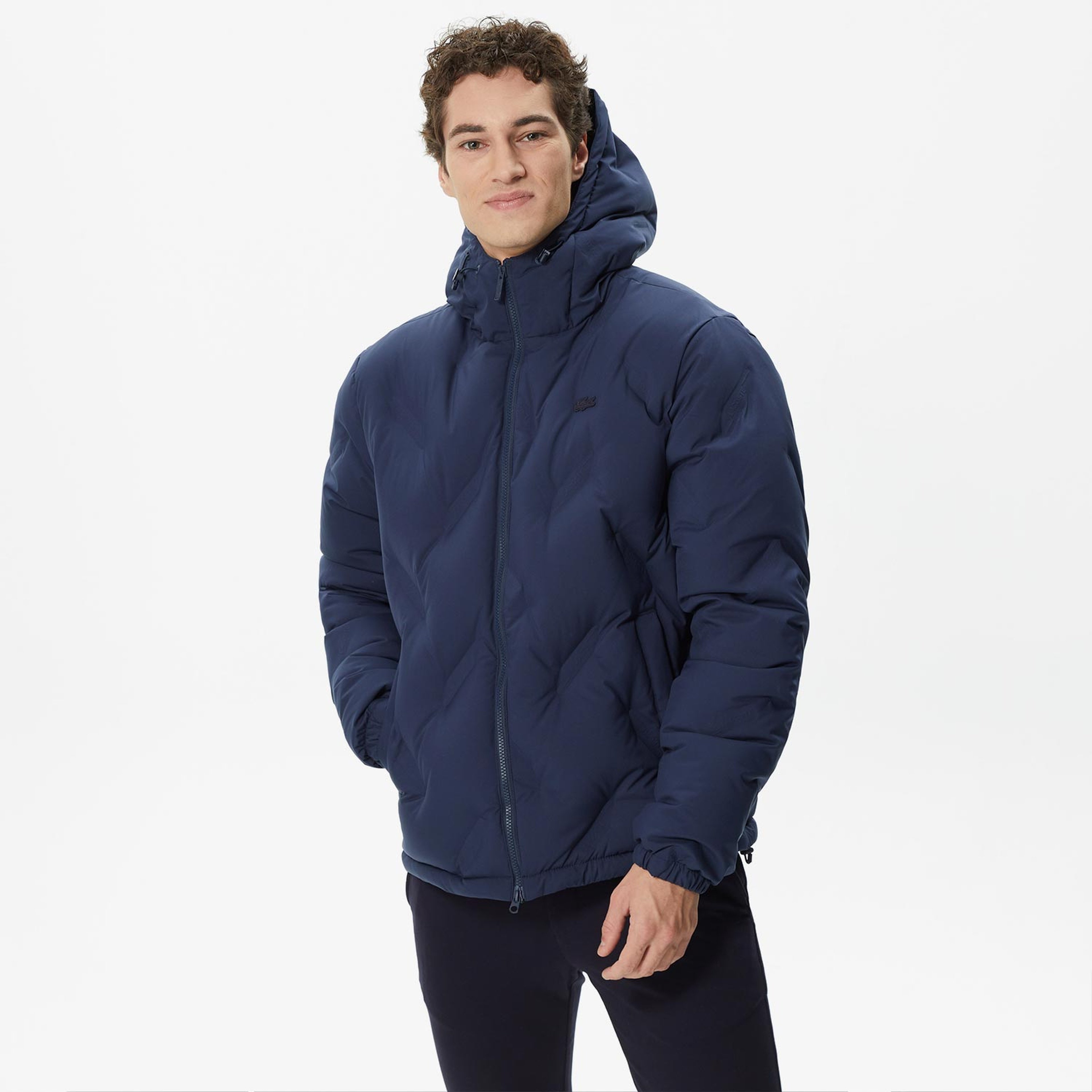 Lacoste Erkek Lacivert Mont