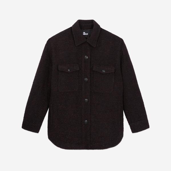 KADIN COMFORT FİT BORDO CEKET