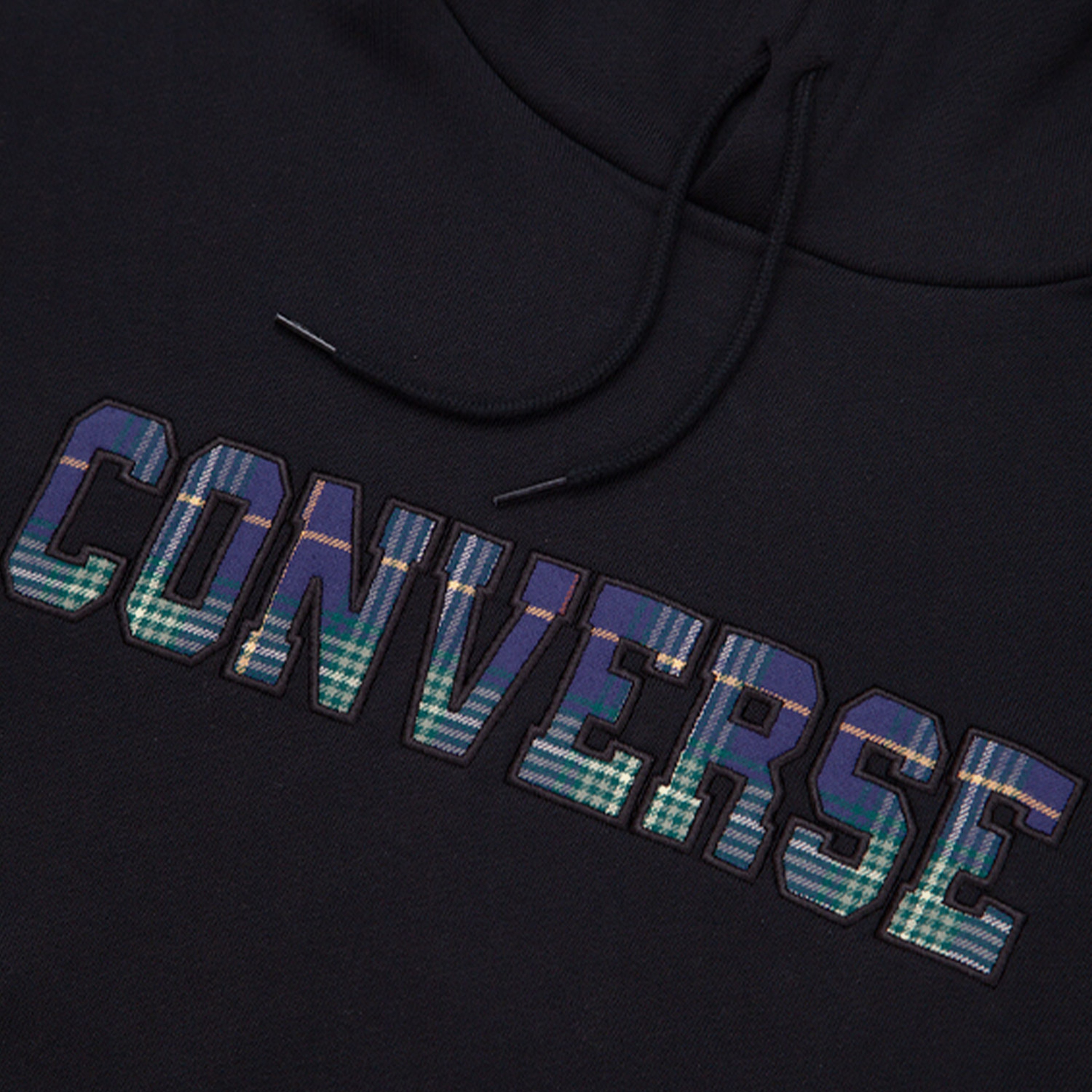 Converse Ssnl Elevated Logo Graphic Erkek Siyah Hoodie