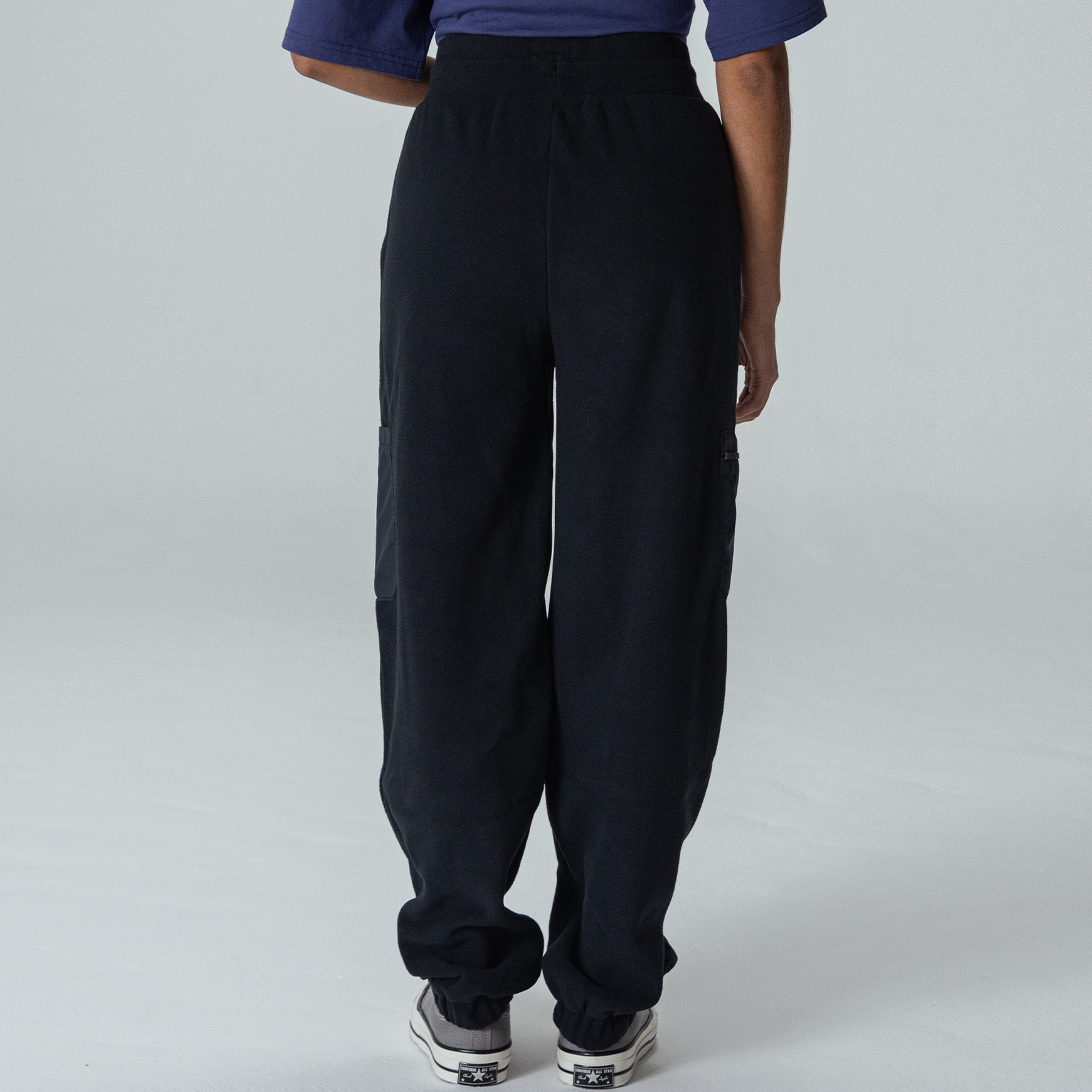 Converse Polar Fleece  Kadın Siyah Pantolon