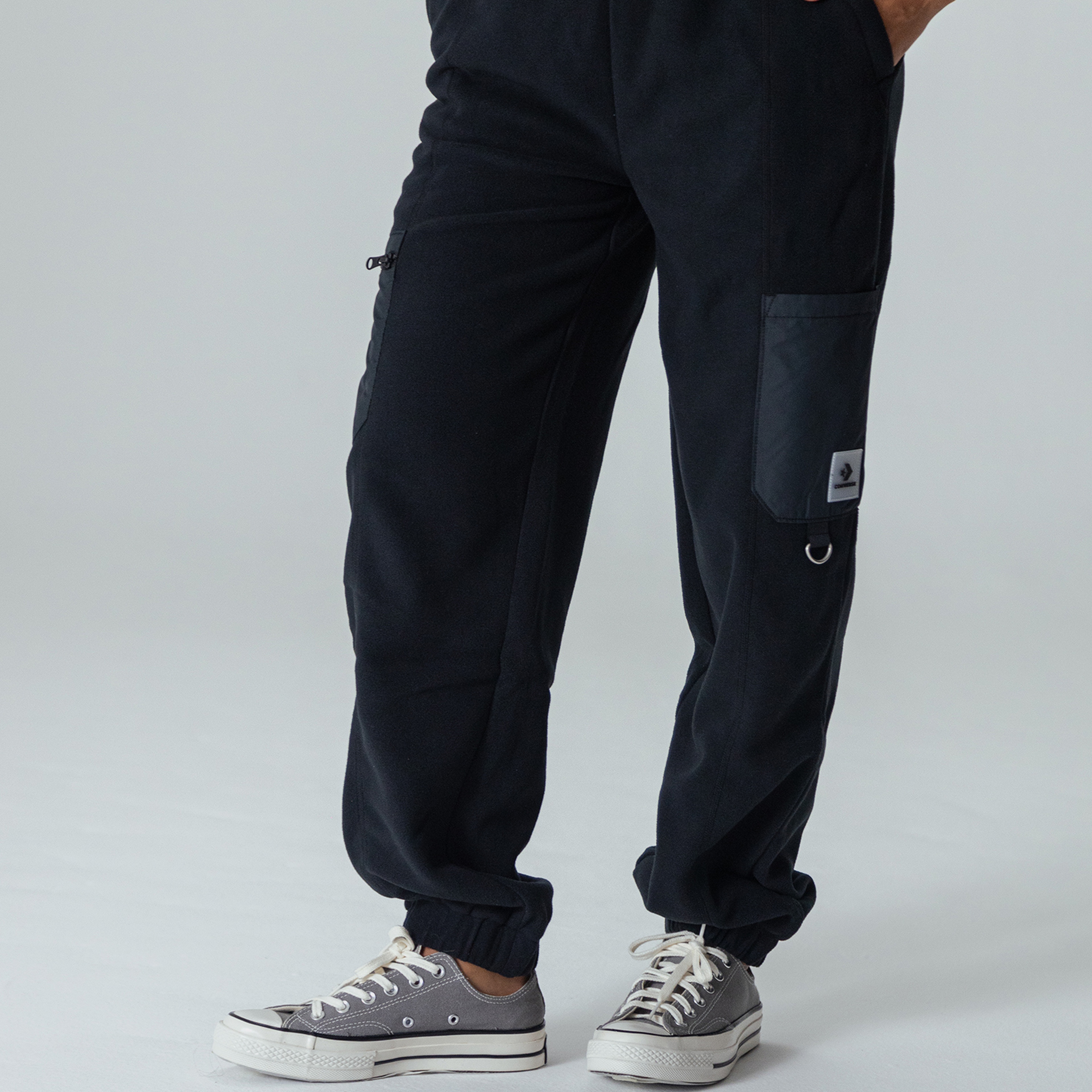 Converse Polar Fleece  Kadın Siyah Pantolon