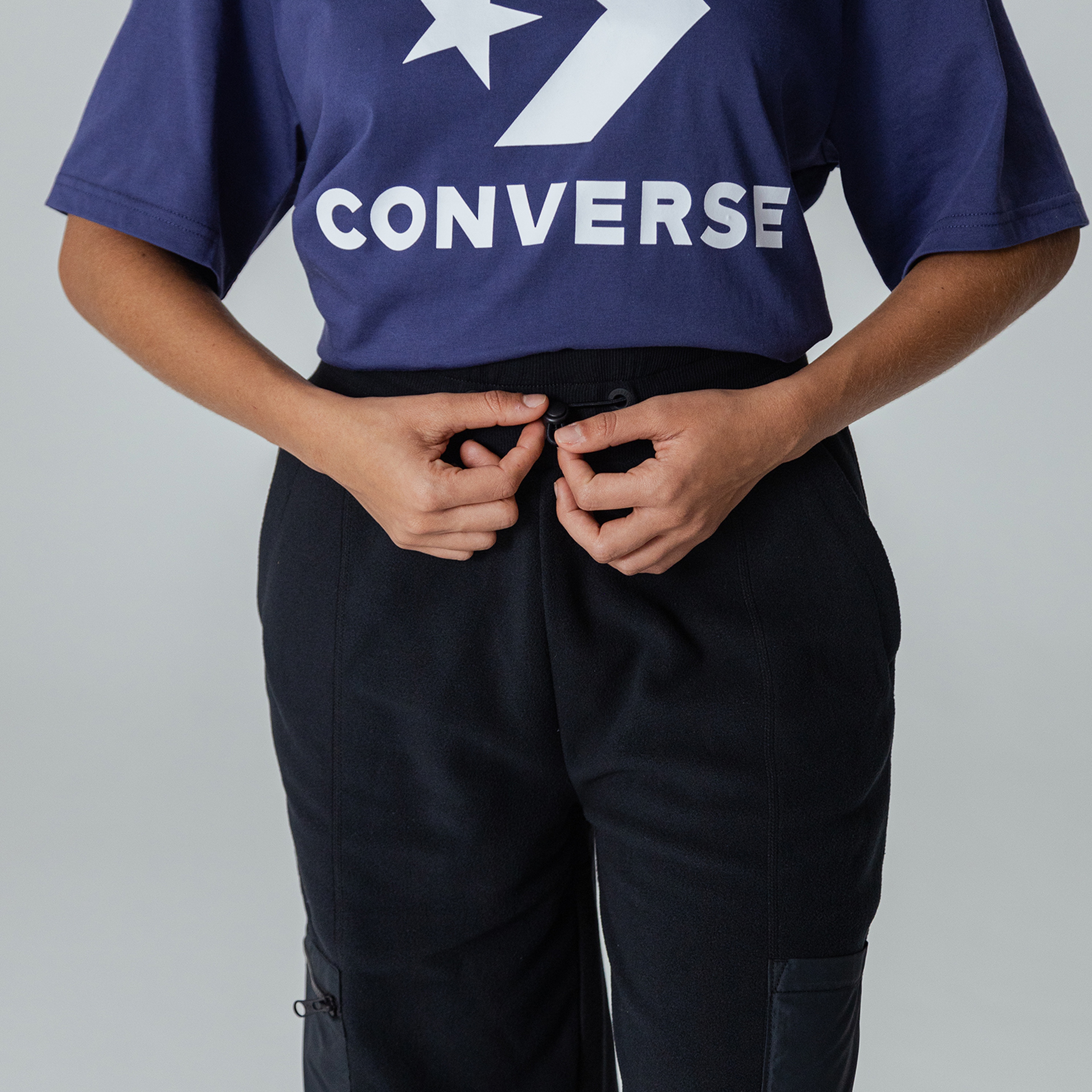 Converse Polar Fleece  Kadın Siyah Pantolon