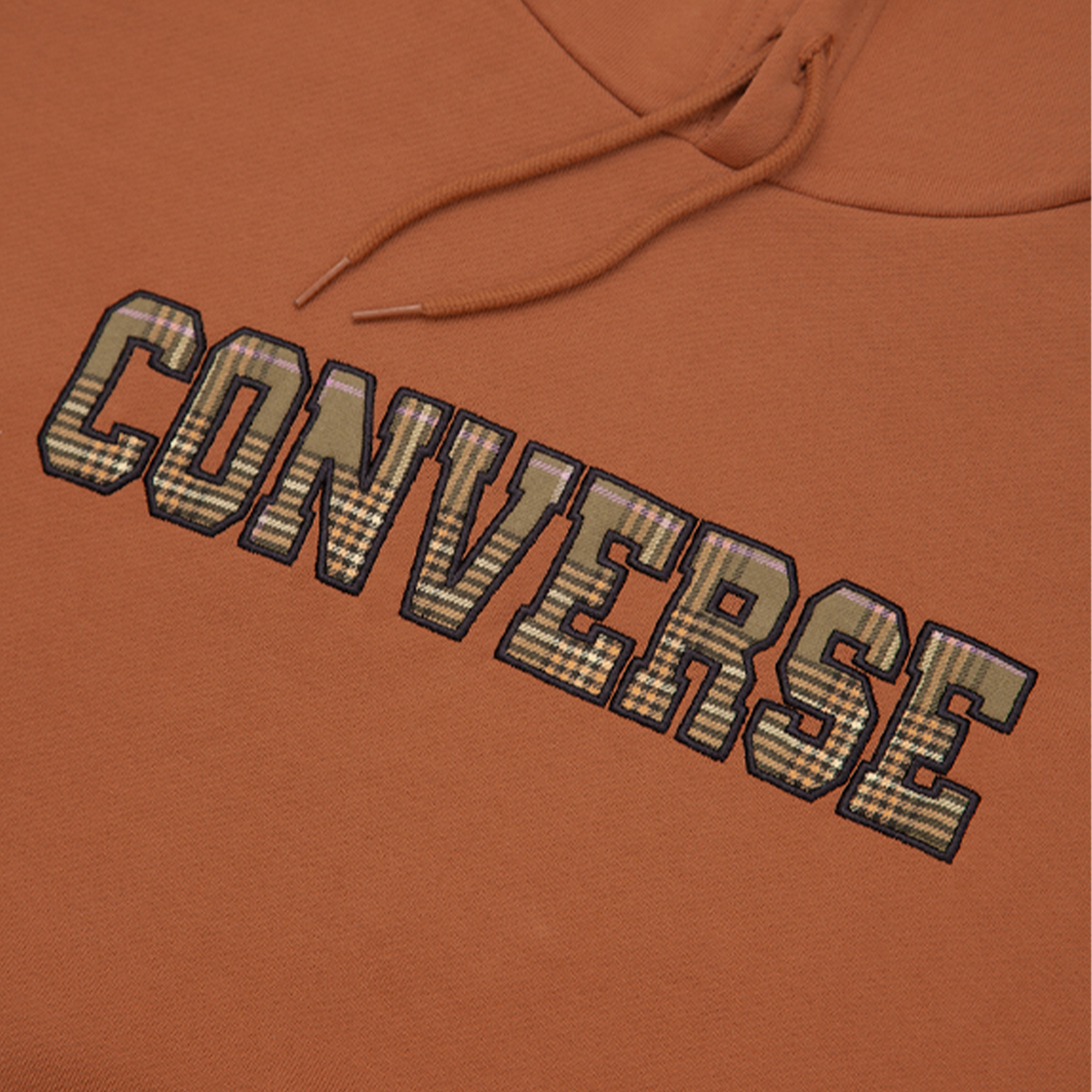 Converse Ssnl Elevated Logo Graphic Erkek Kahverengi Hoodie