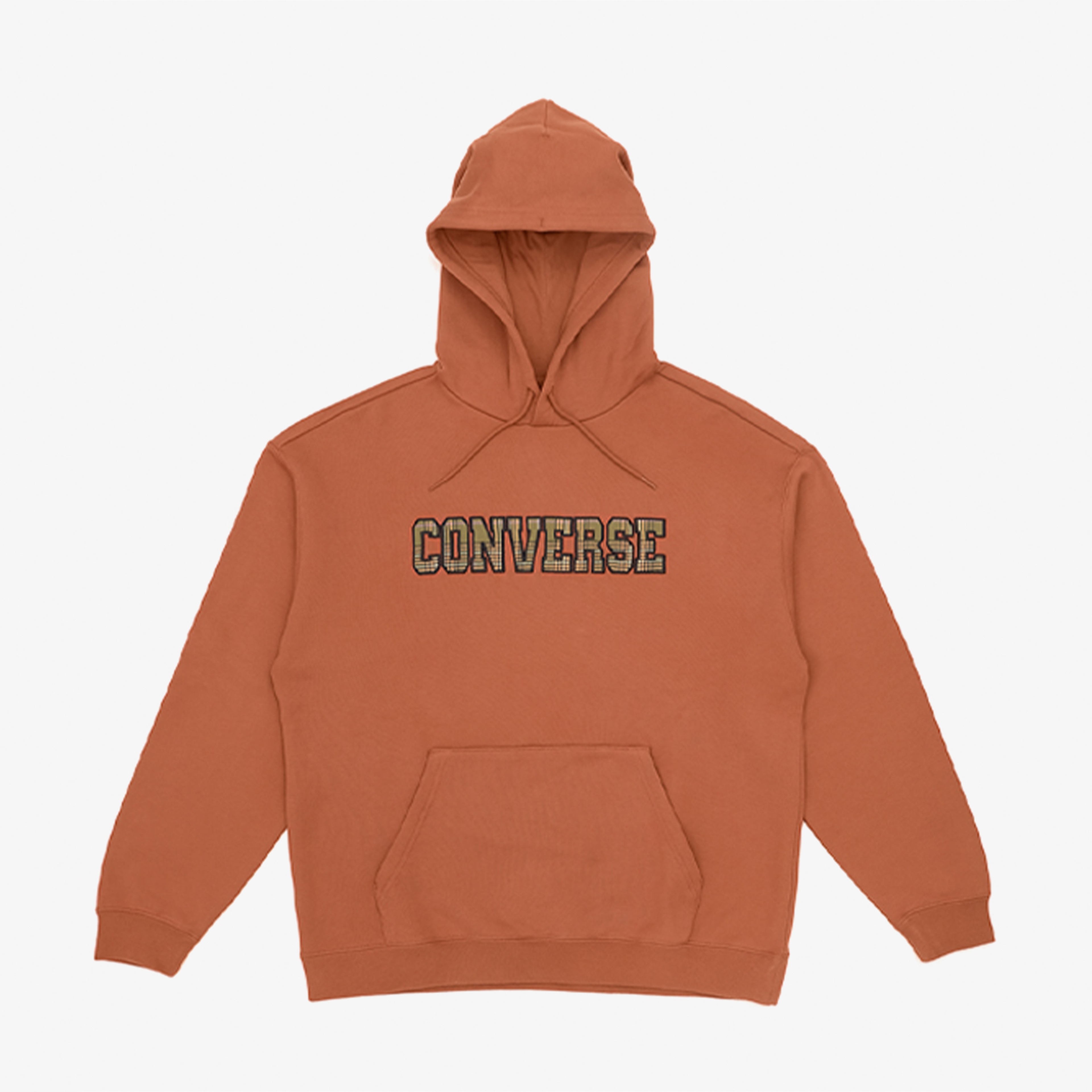 Converse Ssnl Elevated Logo Graphic Erkek Kahverengi Hoodie