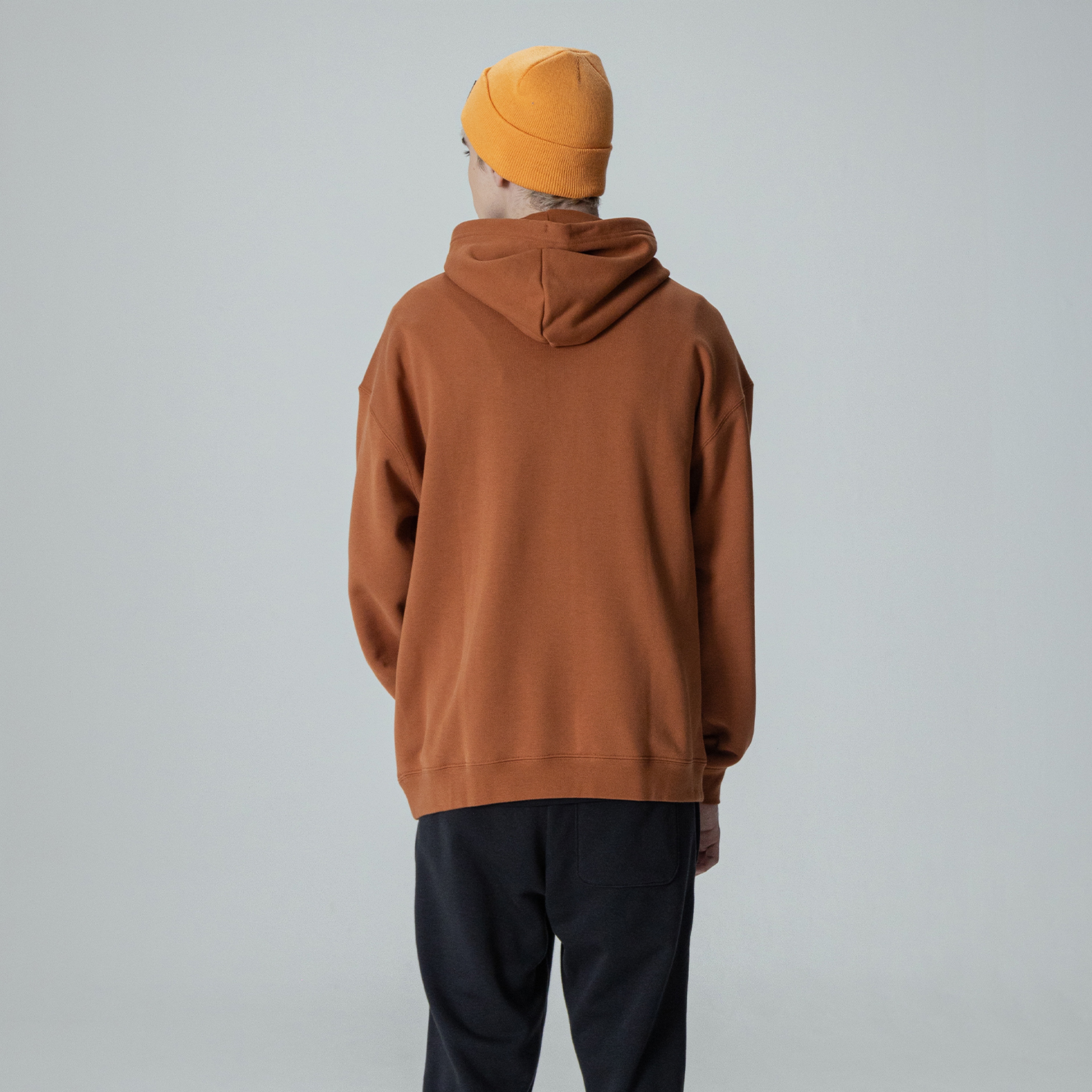 Converse Ssnl Elevated Logo Graphic Erkek Kahverengi Hoodie