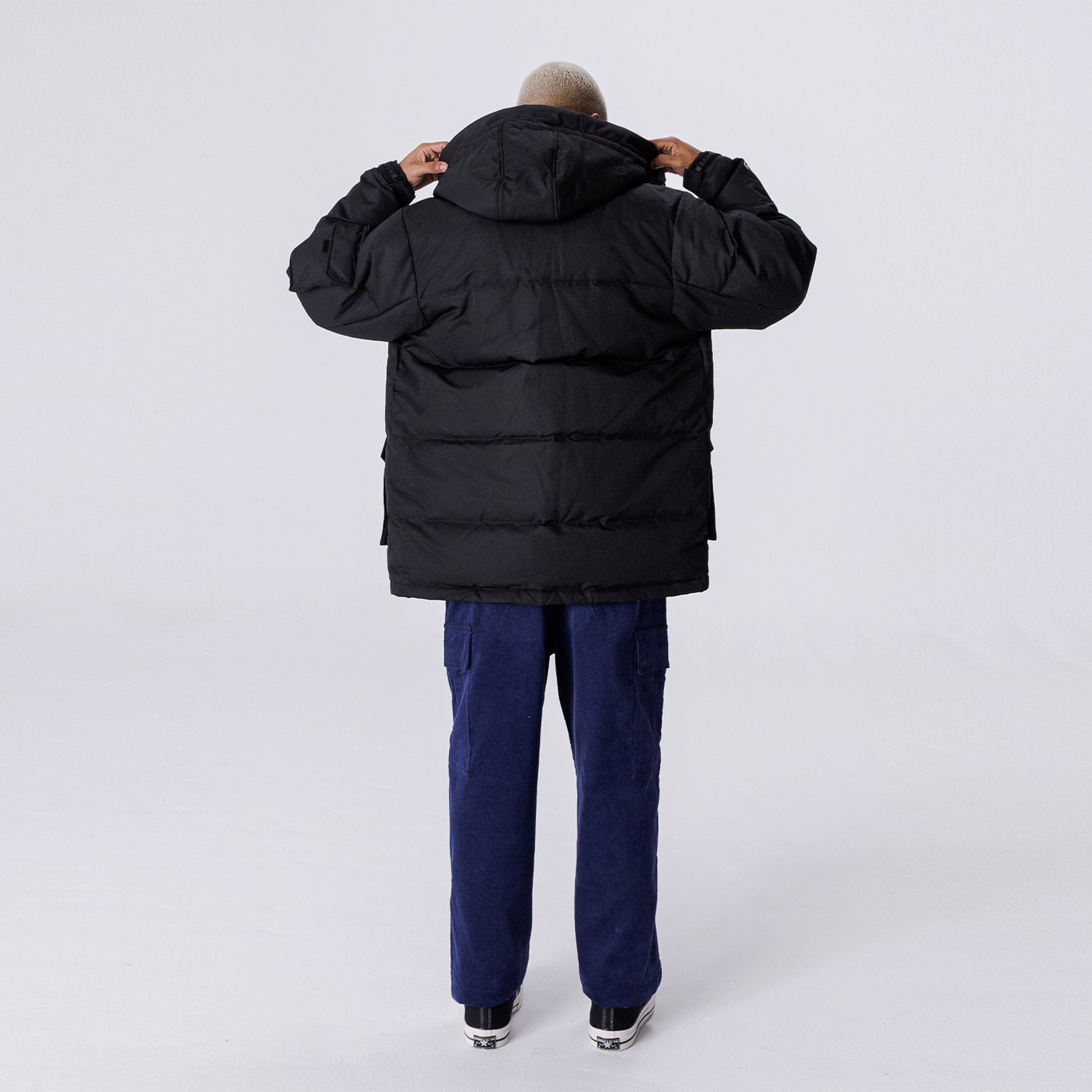 Converse Premium Long Down Rpc Erkek Siyah Mont