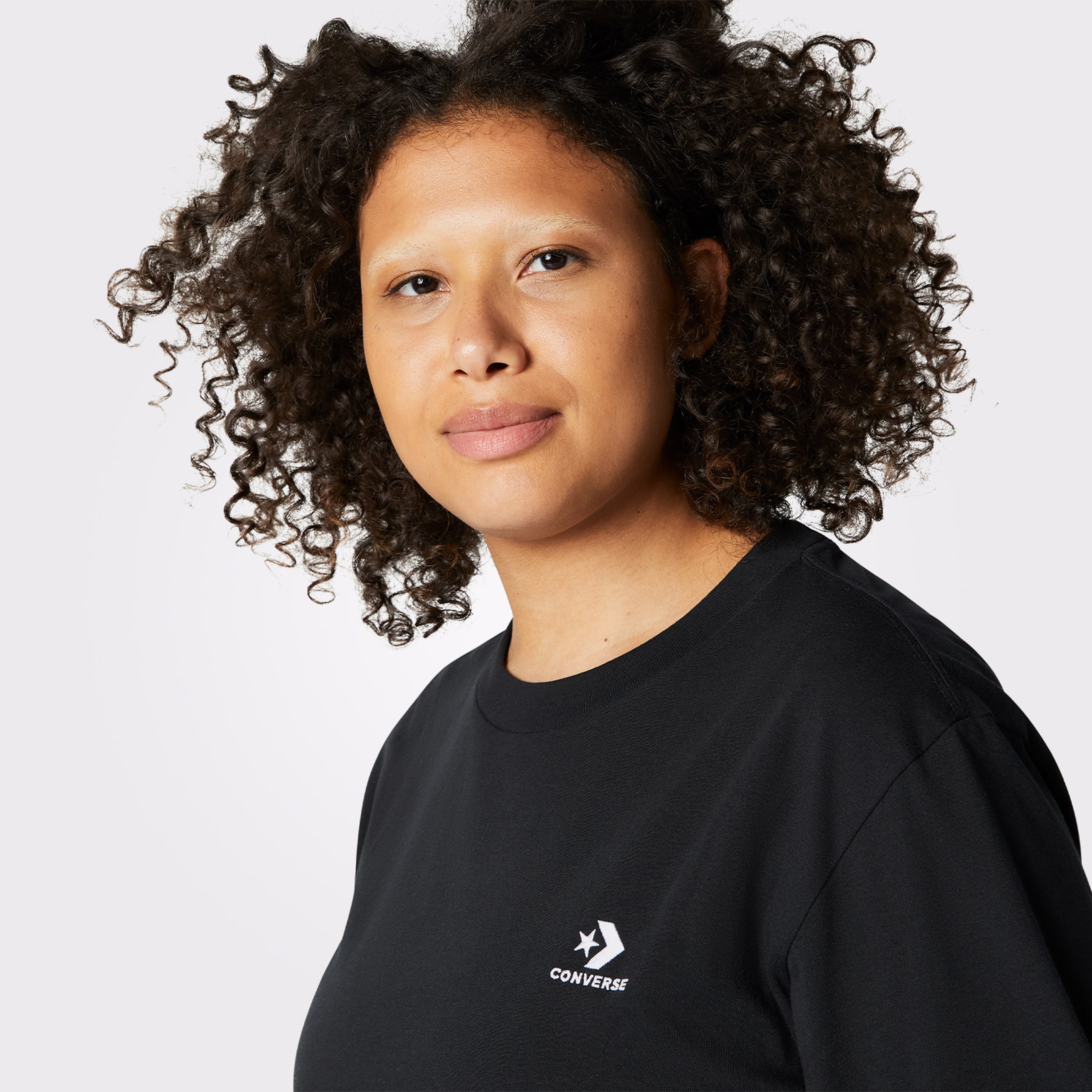 Converse Go-To Embroidered Star Chevron Unisex Siyah Sweatshirt