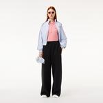 Kadın Slim Fit Pembe Polo